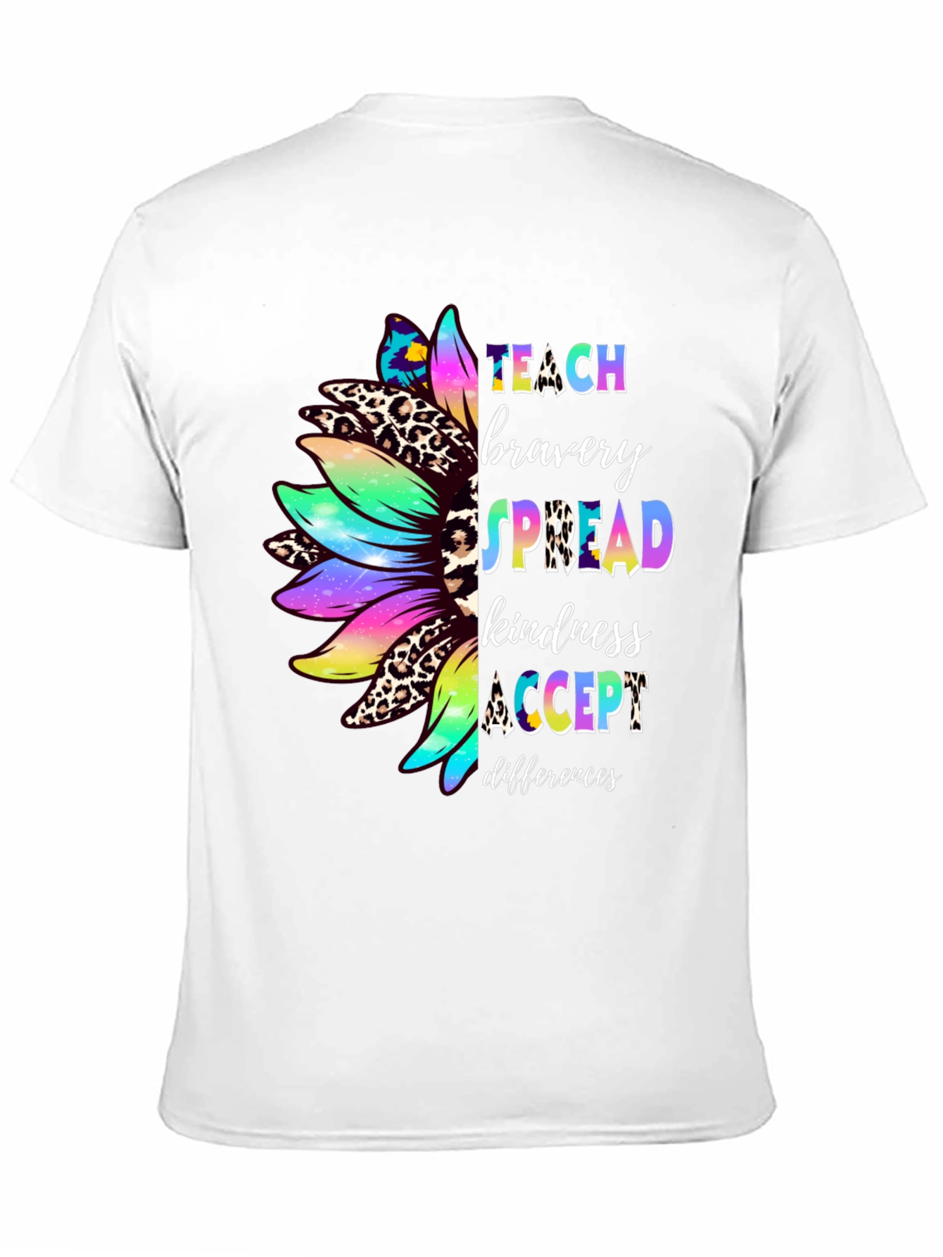 Teach Bravery Sunflower Graphic Tee