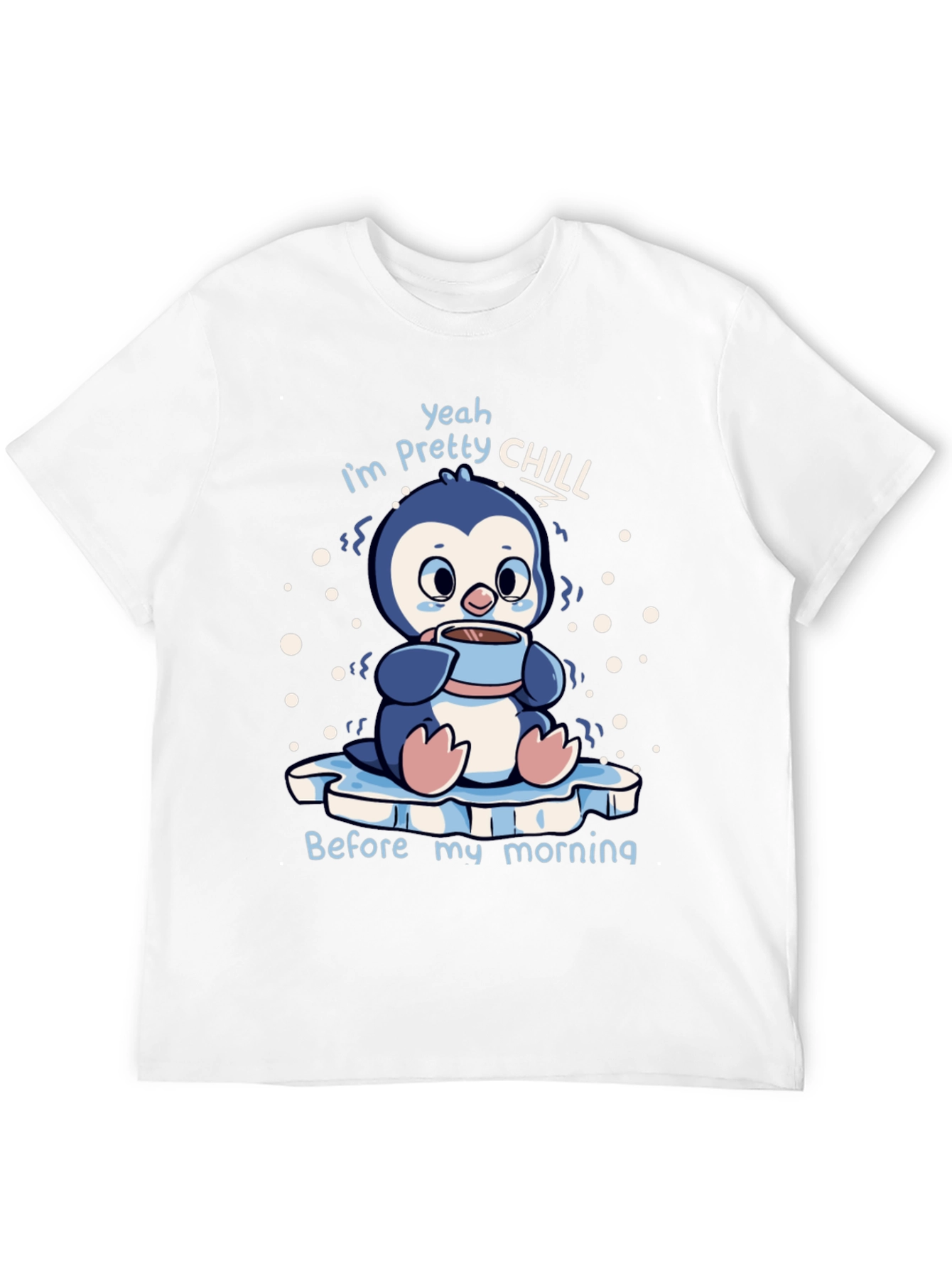 Chill Penguin Black T-Shirt