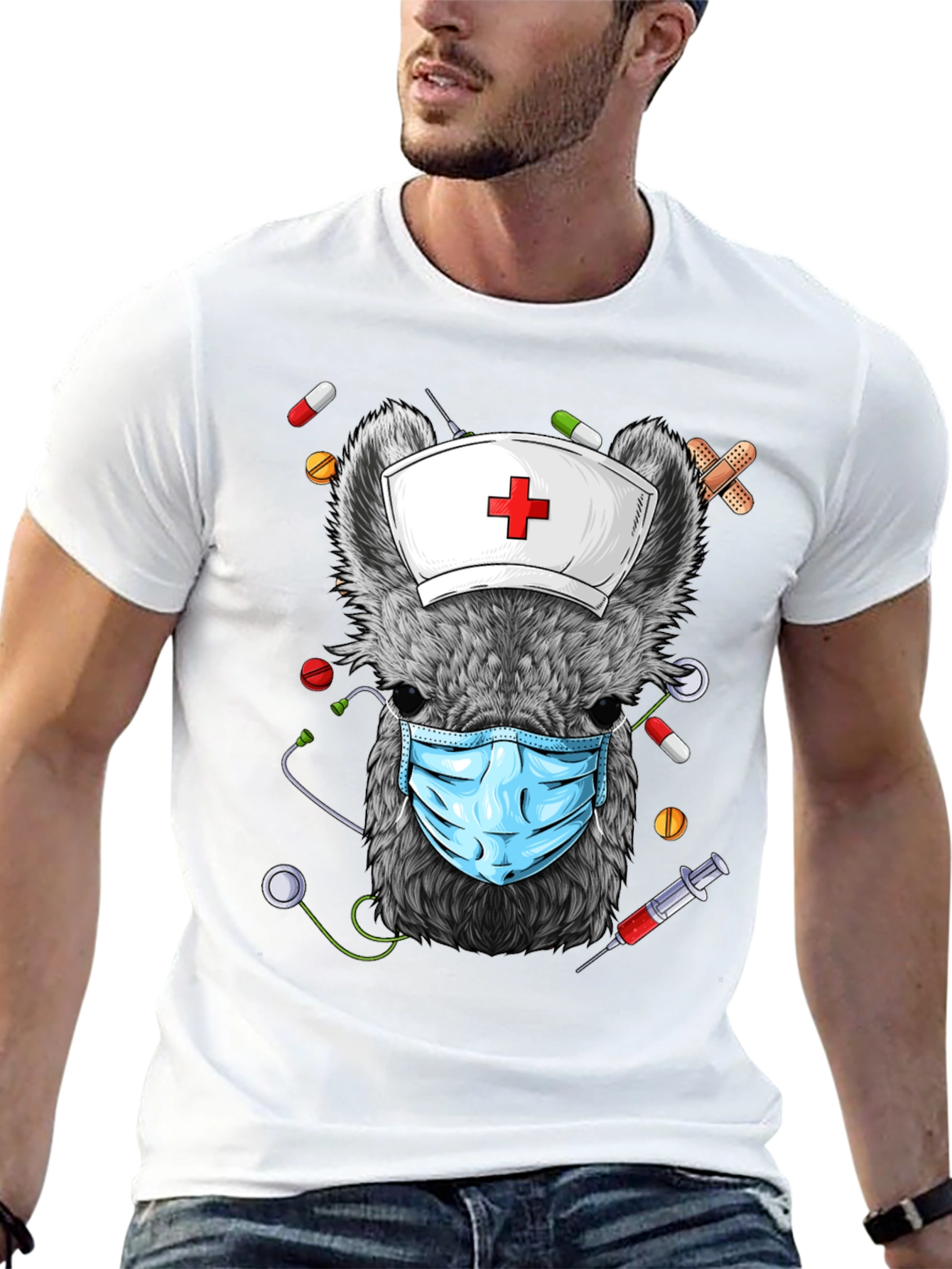 Nurse Possum Graphic T-Shirt