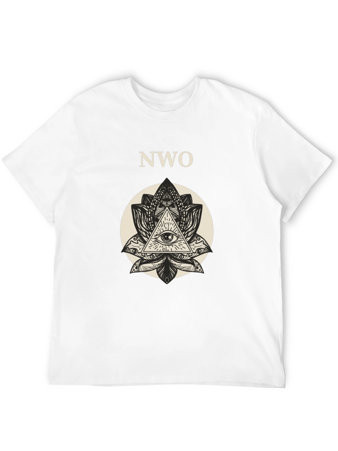 NWO All-Seeing Eye Graphic Black T-Shirt