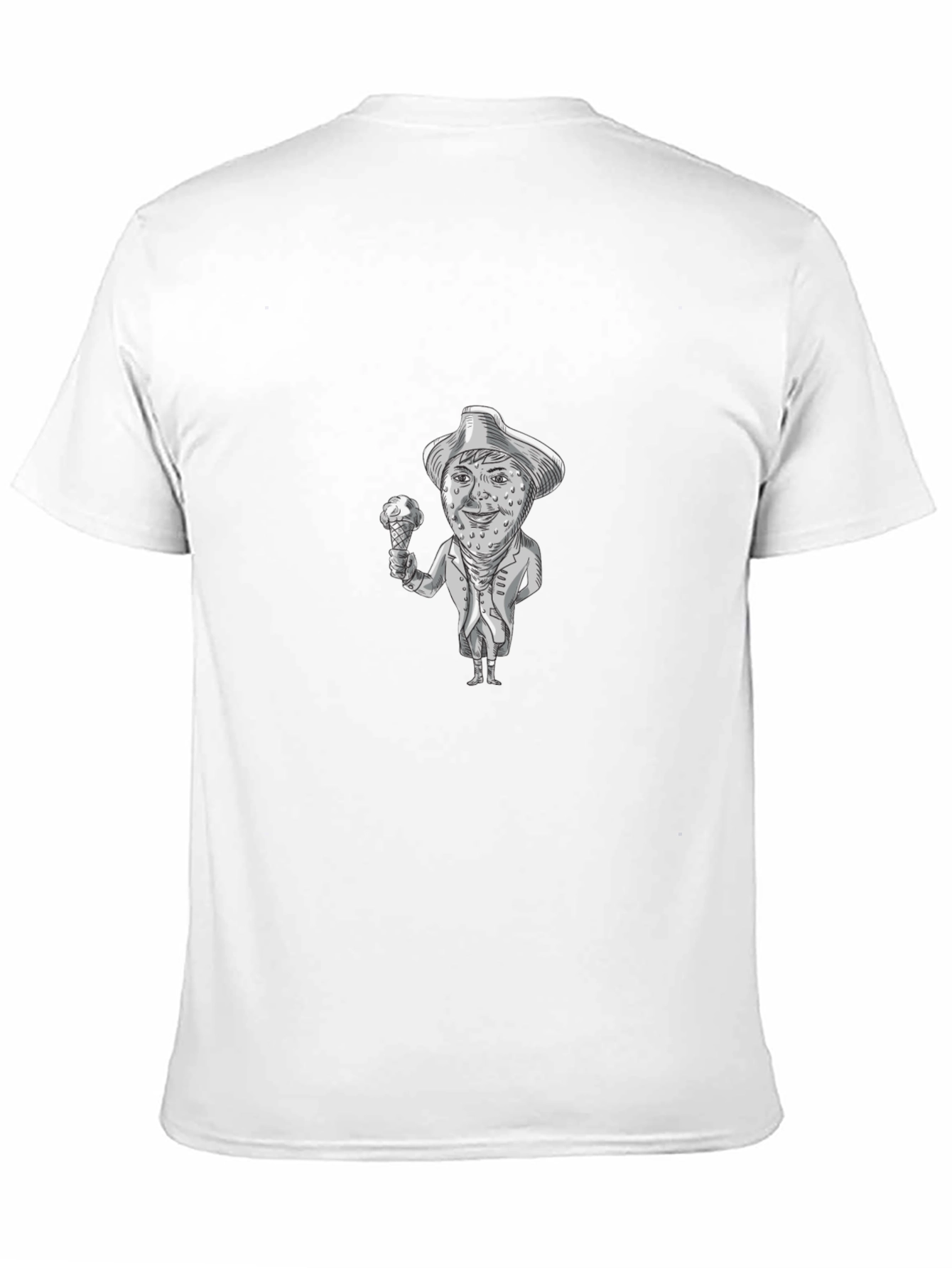 Novelty Cartoon Character Graphic Print Black T-Shirt