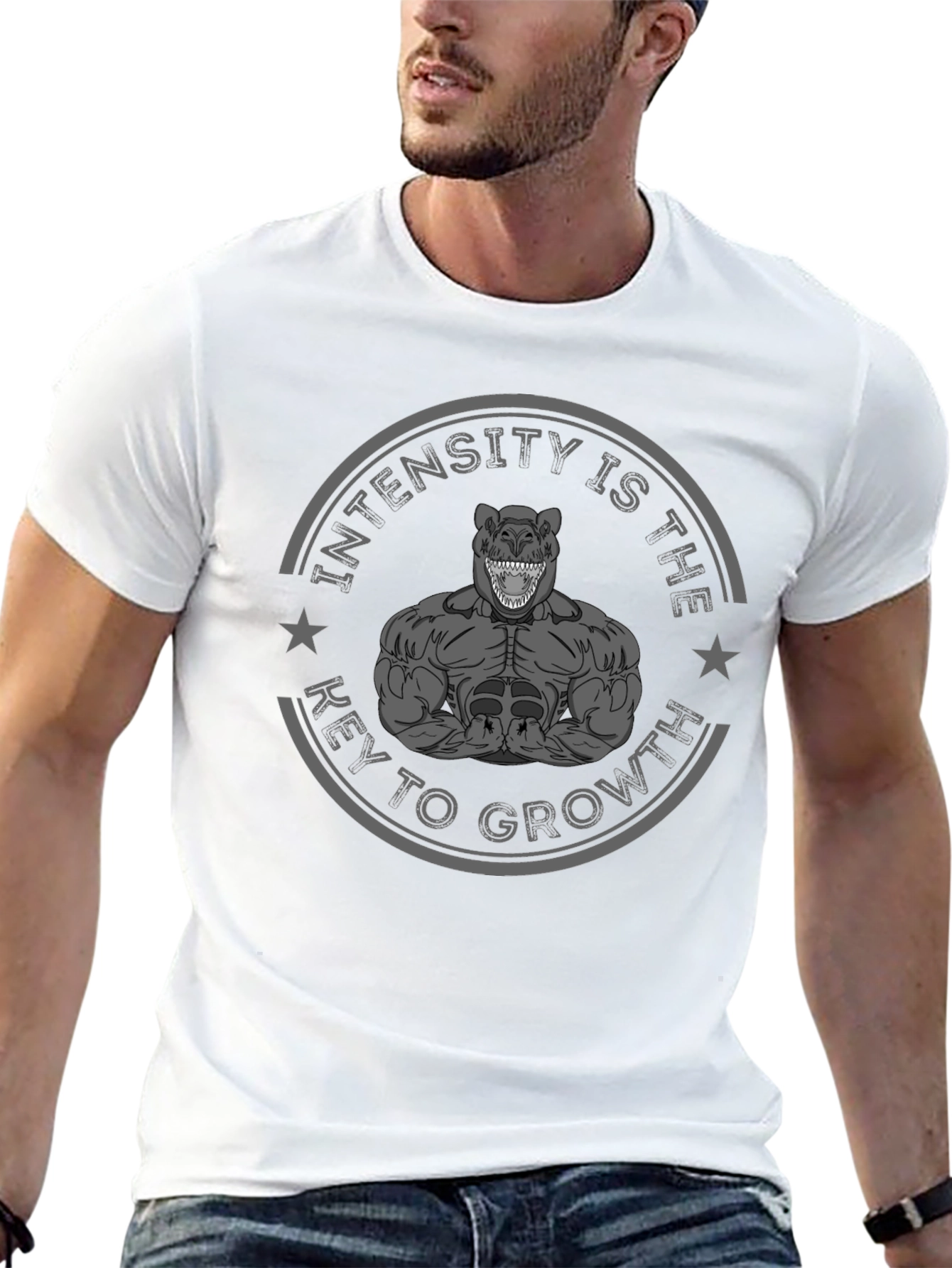 Intensity is Key Mens Graphic T-Shirt