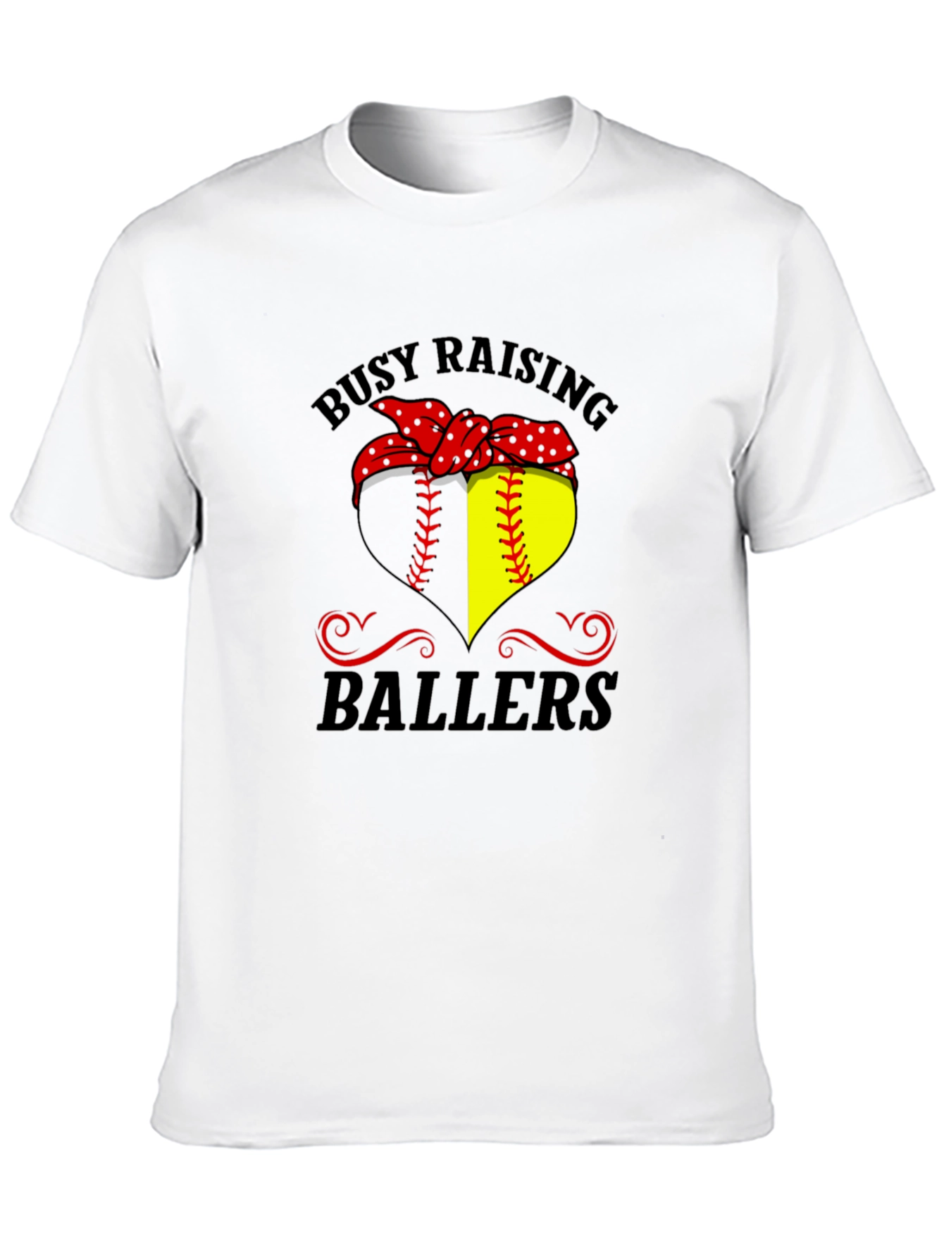 Busy Raising Ballers Graphic T-Shirt