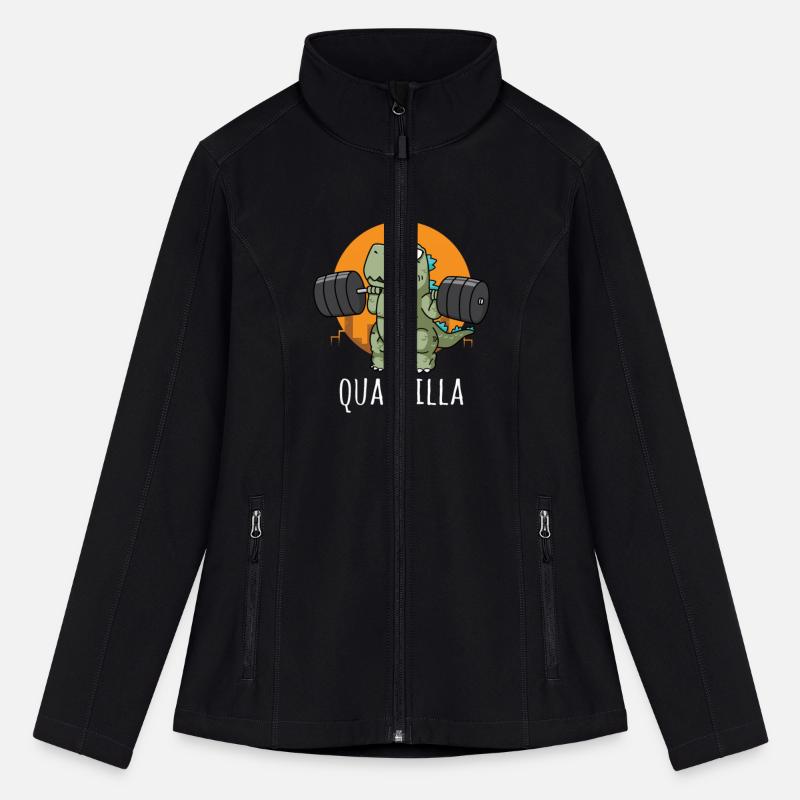 Quadzilla - Funny Gym Workout Cartoon, Squat