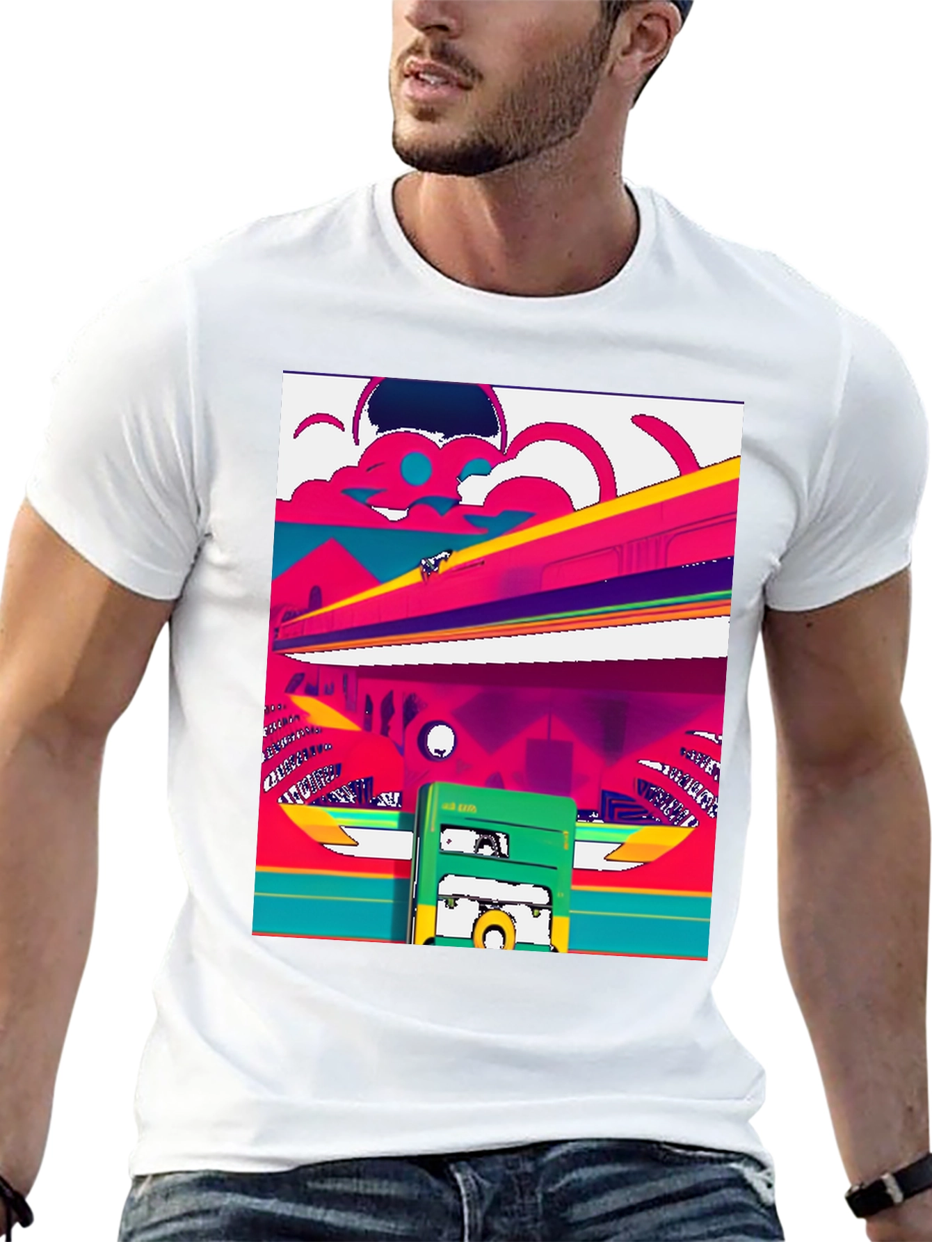 Retro Train T-Shirt
