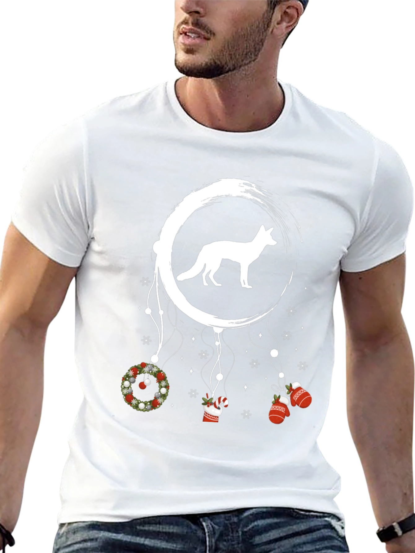 Christmas Fox Dreamcatcher T-Shirt