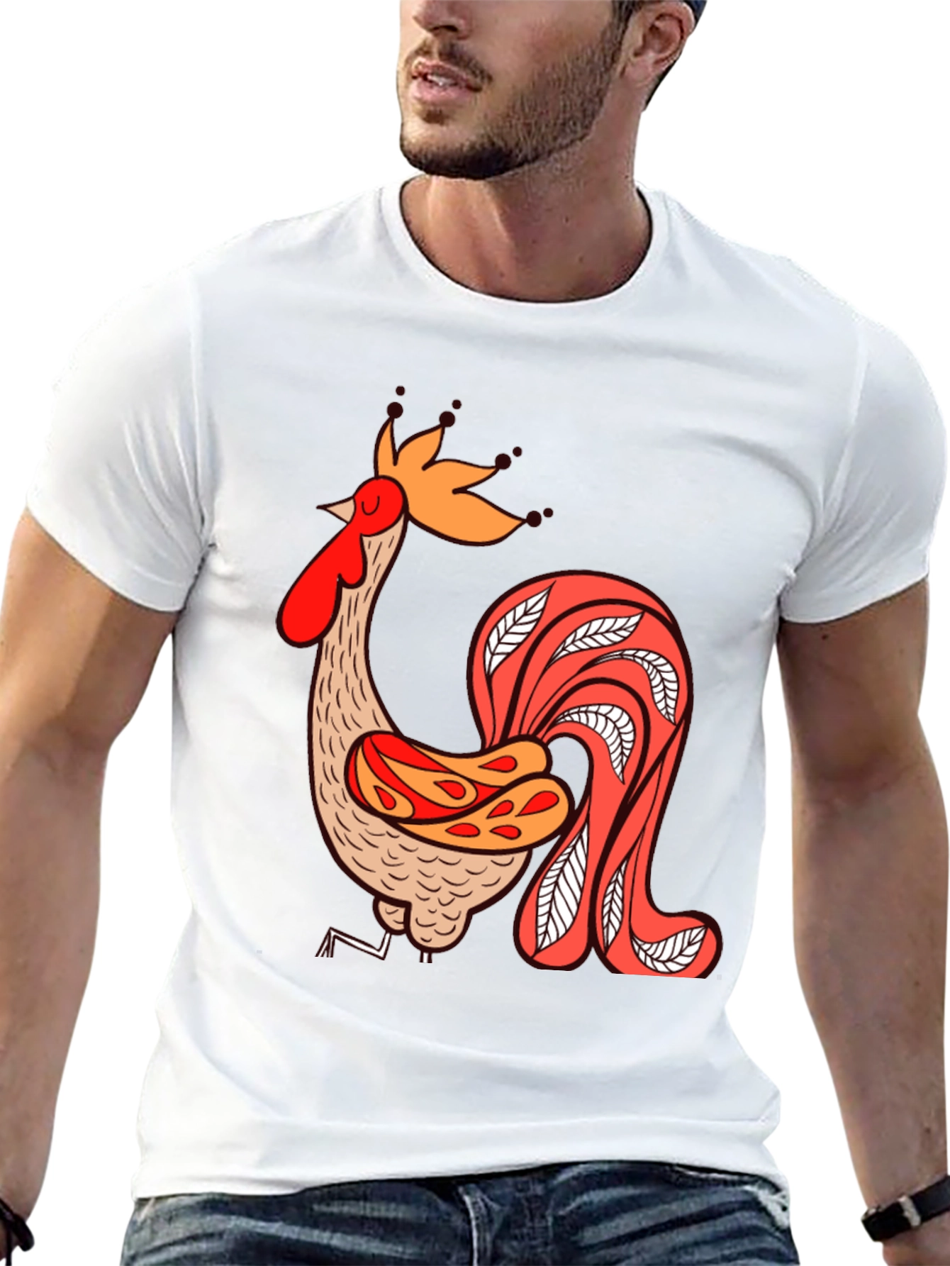 Rooster Graphic Tee