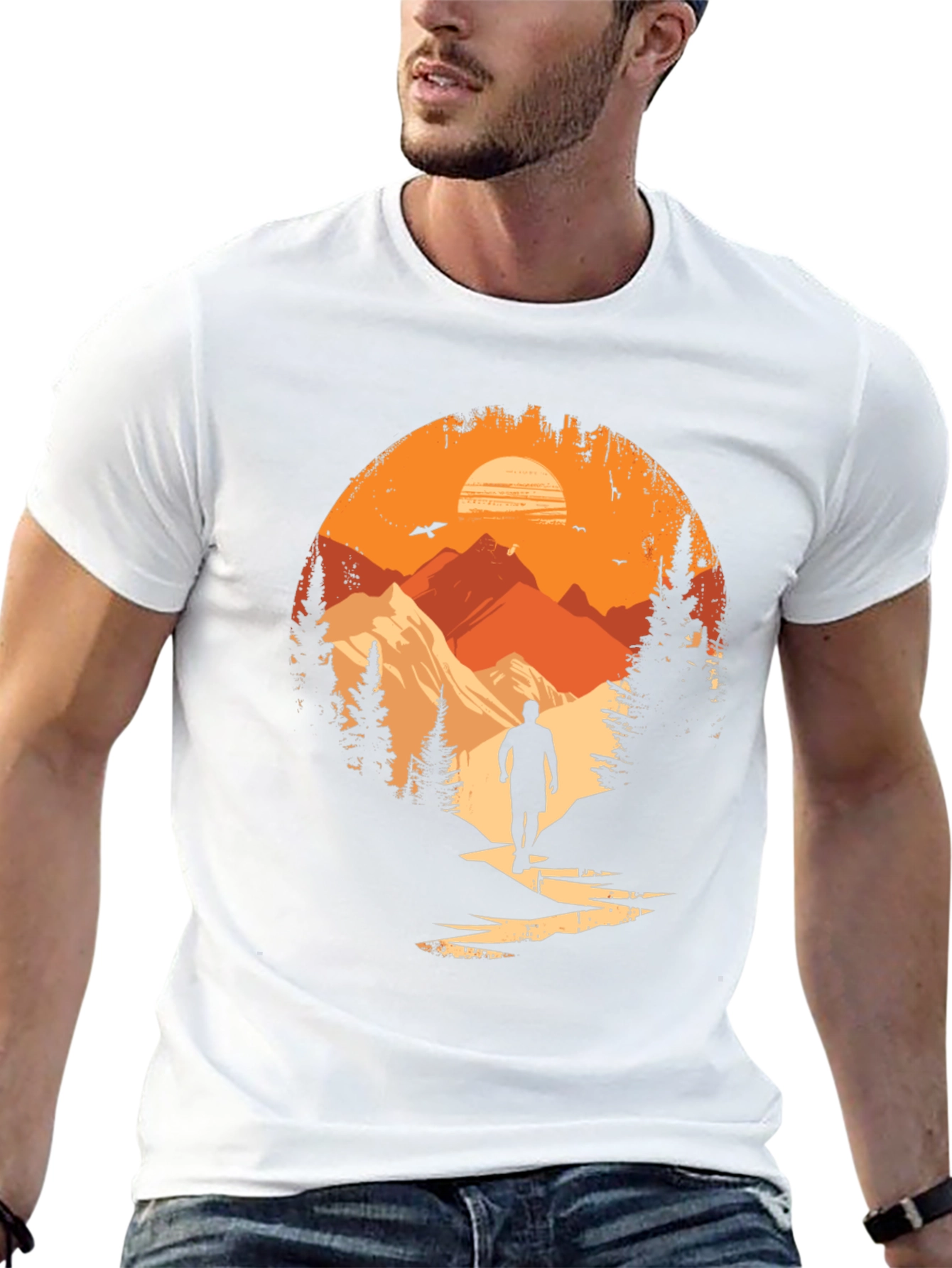 Nature Explorer Black Graphic Tee