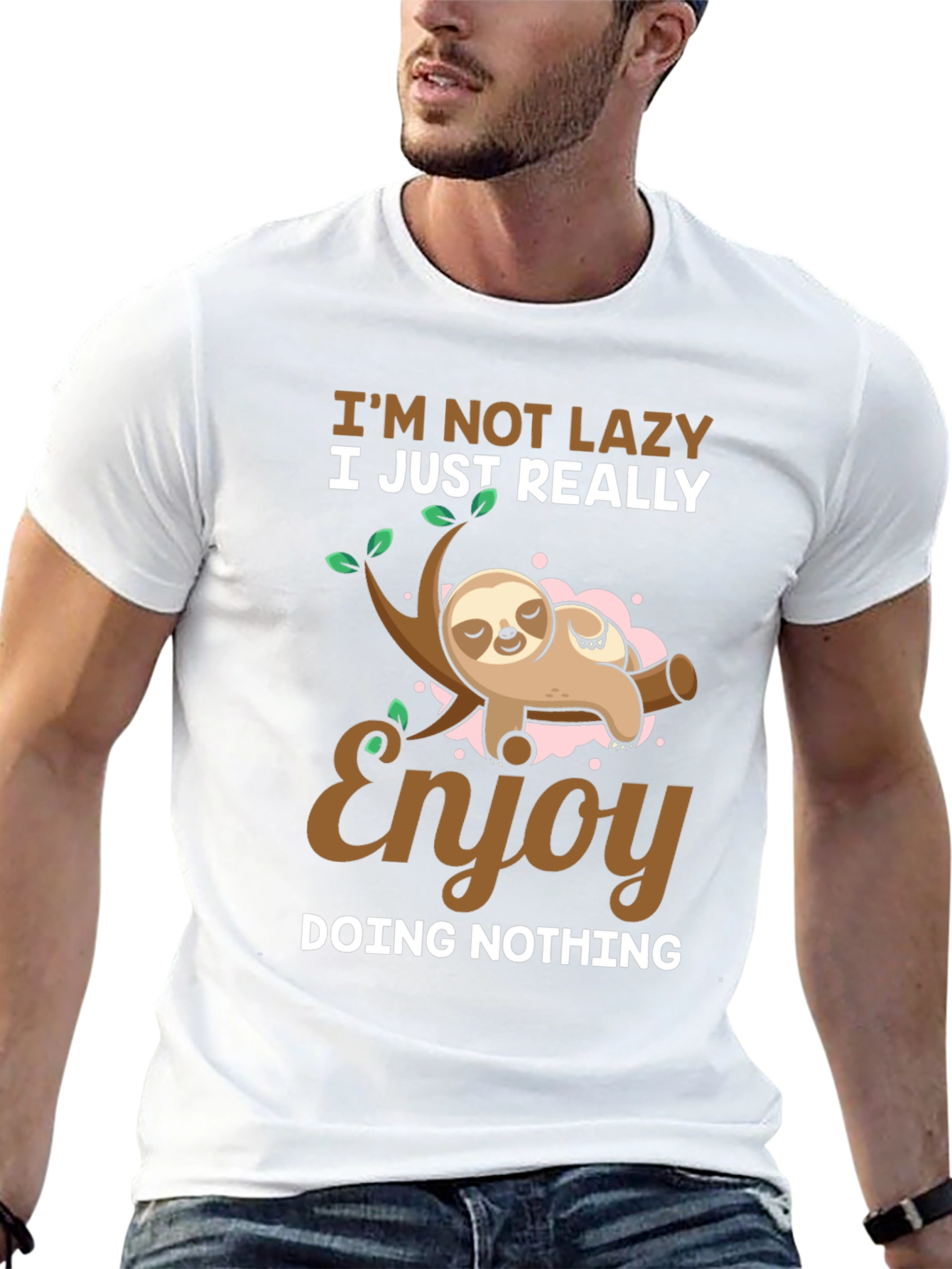 Funny Sloth T-Shirt - Im Not Lazy