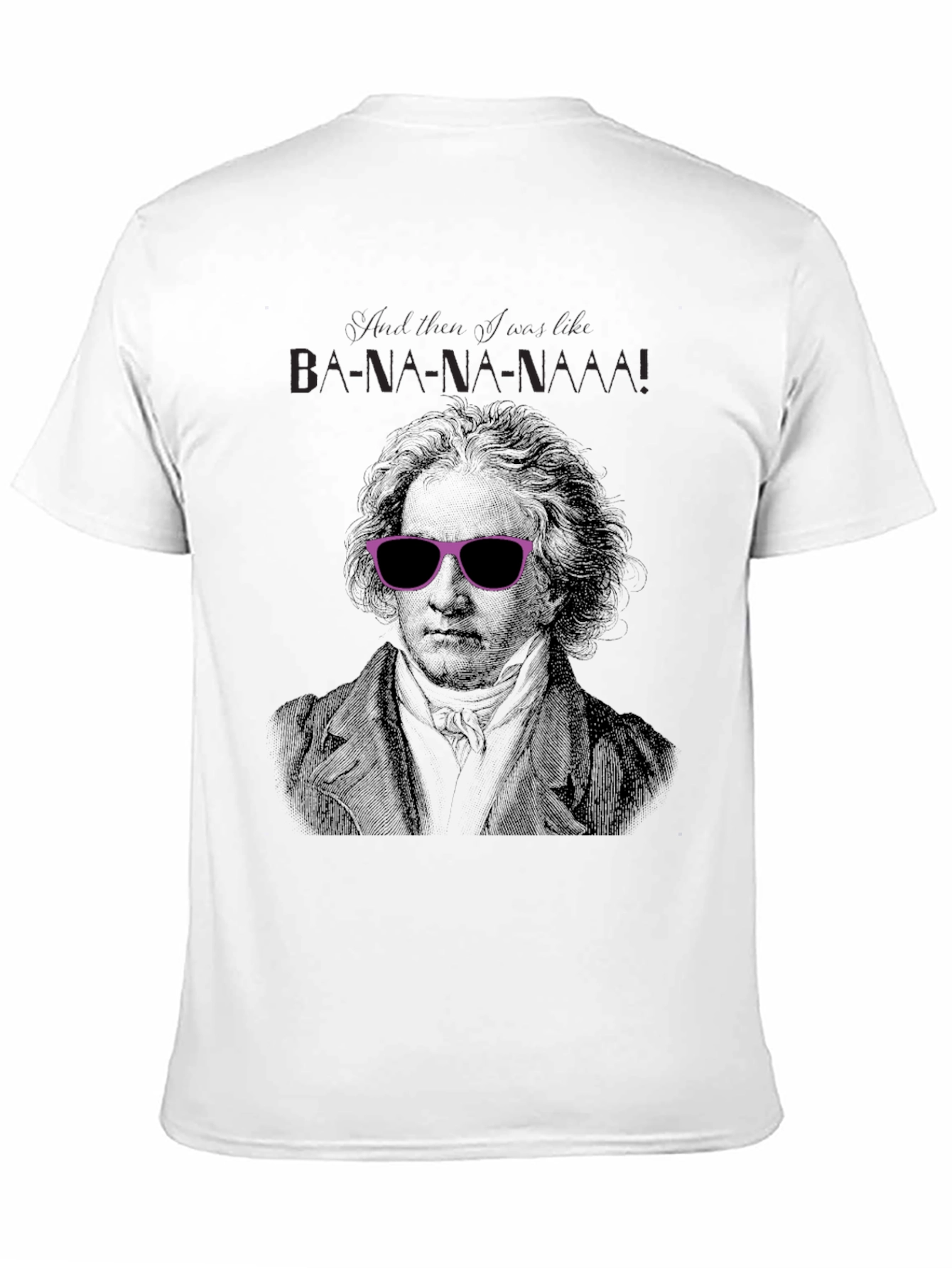 Beethoven Banana Sunglasses Graphic Tee