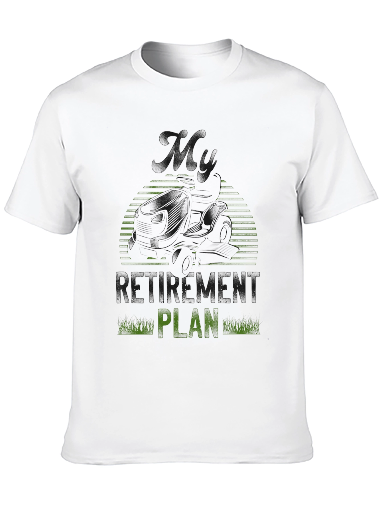Golf Retirement Plan Black T-Shirt