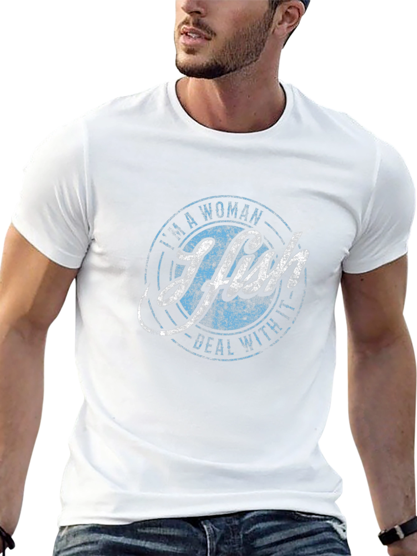 I Fish - Funny Womens Fishing T-Shirt