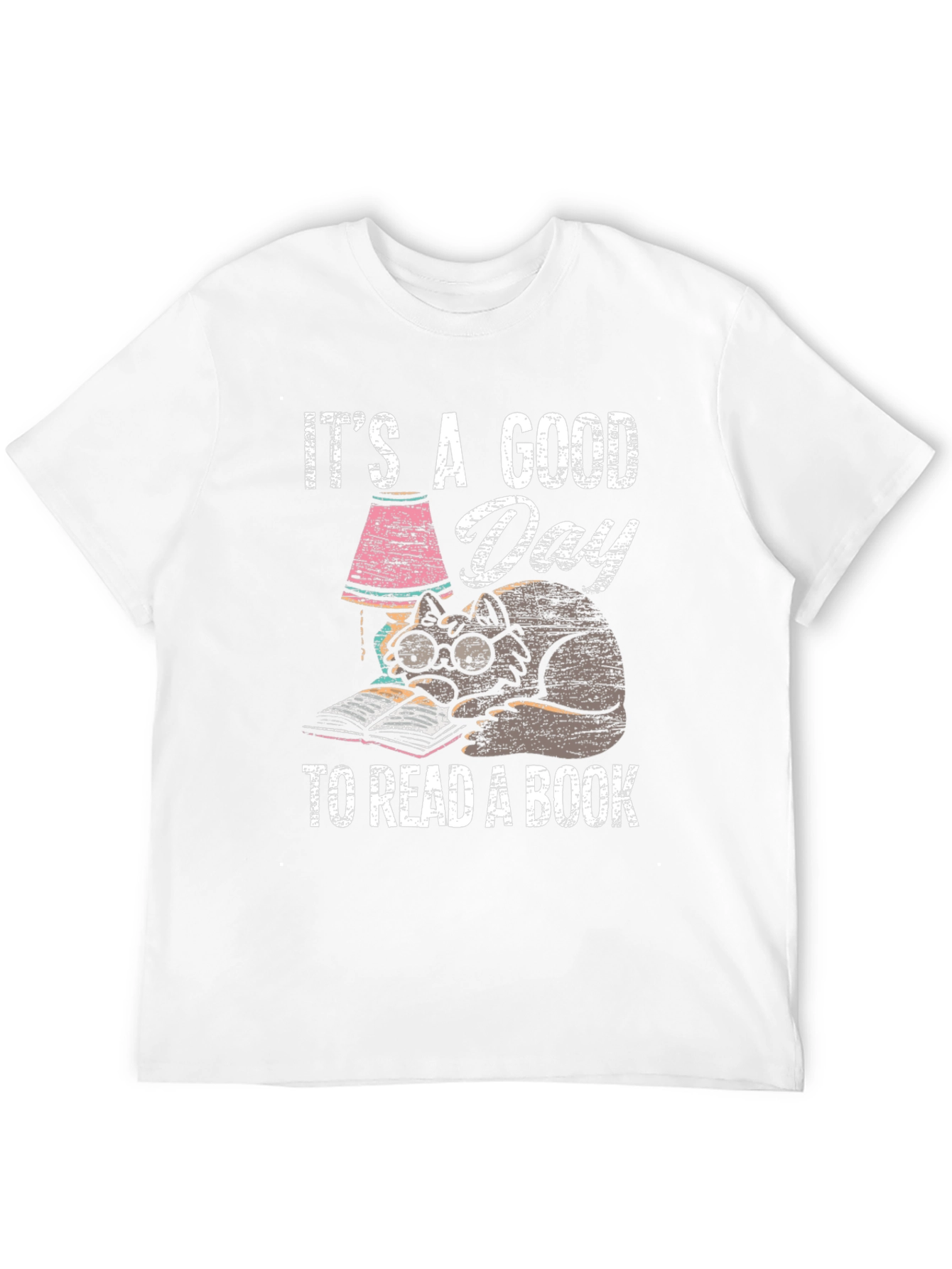 Good Day to Read Cat T-Shirt