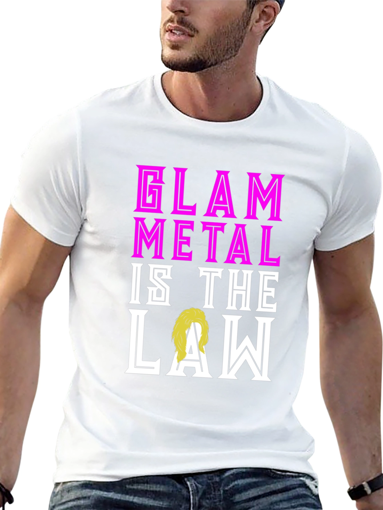 Glam Metal is the Law T-Shirt