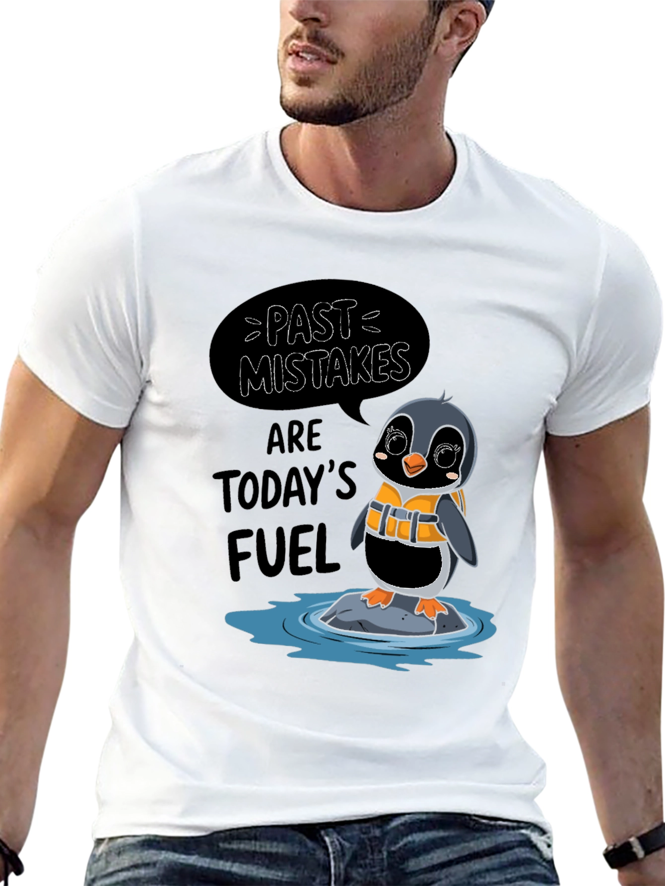 Past Mistakes Penguin T-Shirt