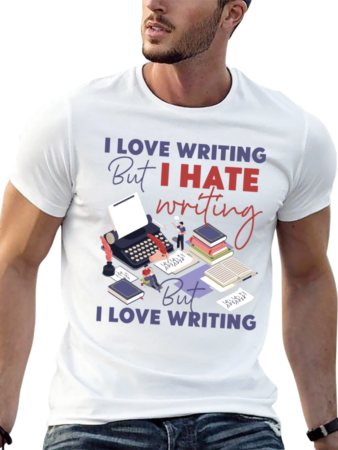 I Love Writing T-Shirt