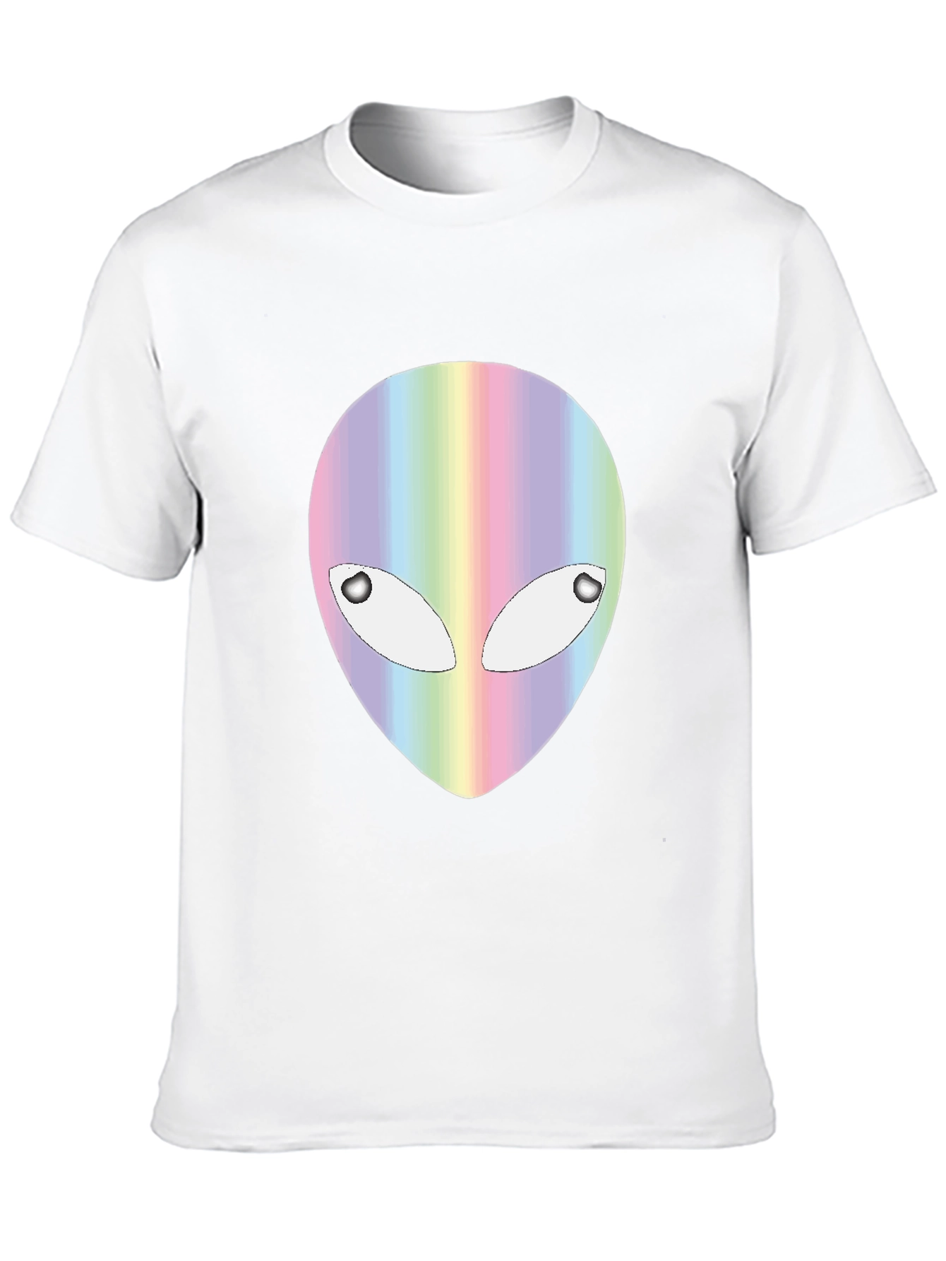 Rainbow Alien Graphic T-Shirt