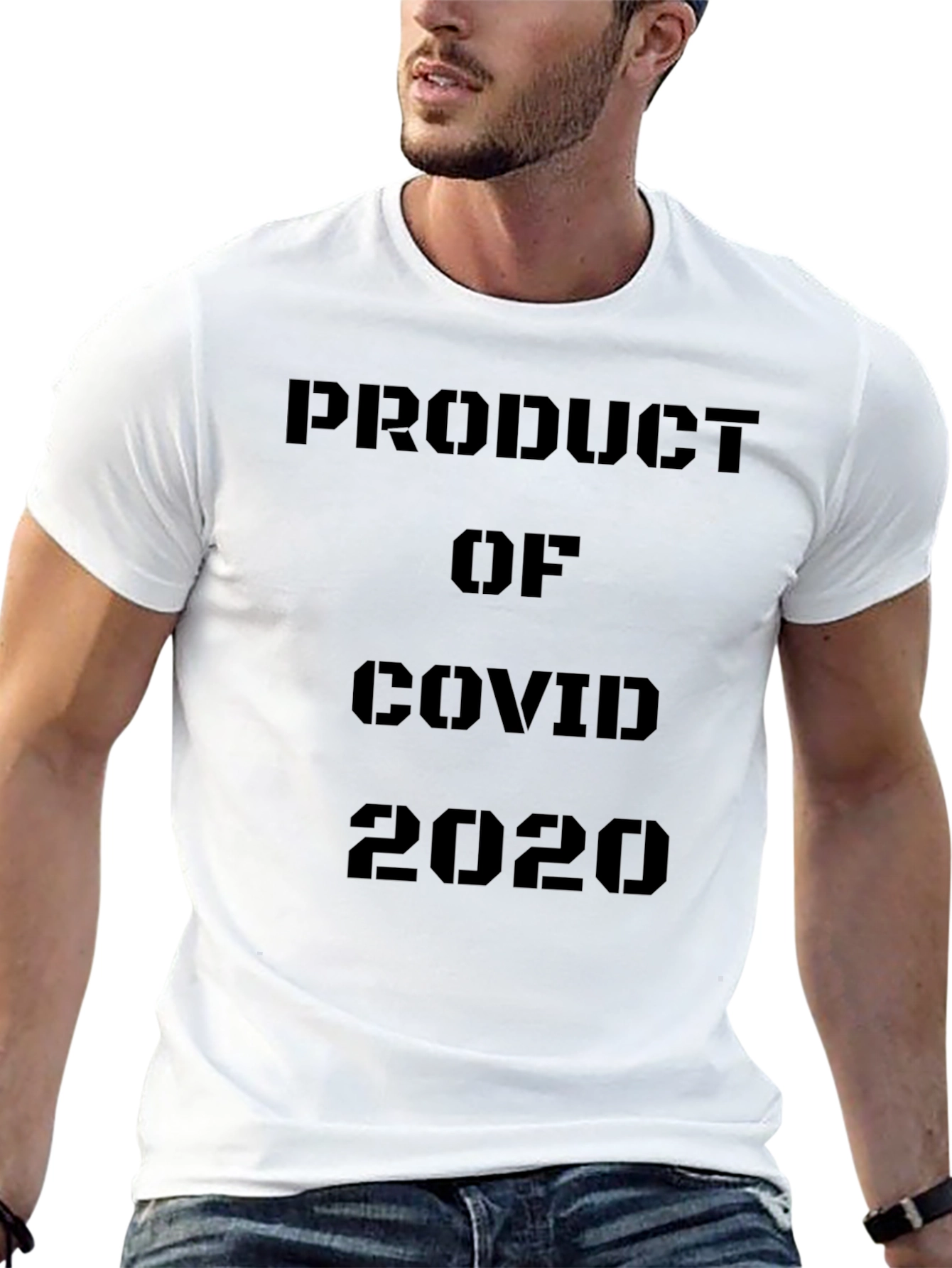 Product of COVID 2020 Black T-Shirt