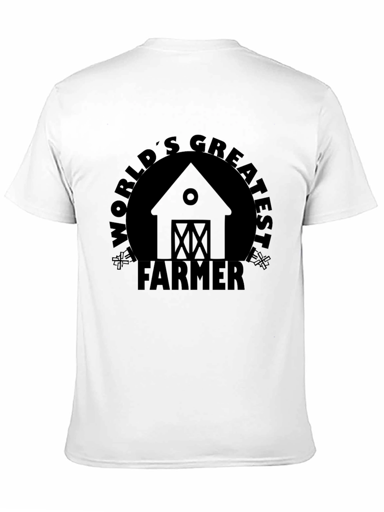 Worlds Greatest Farmer Graphic Tee - Black