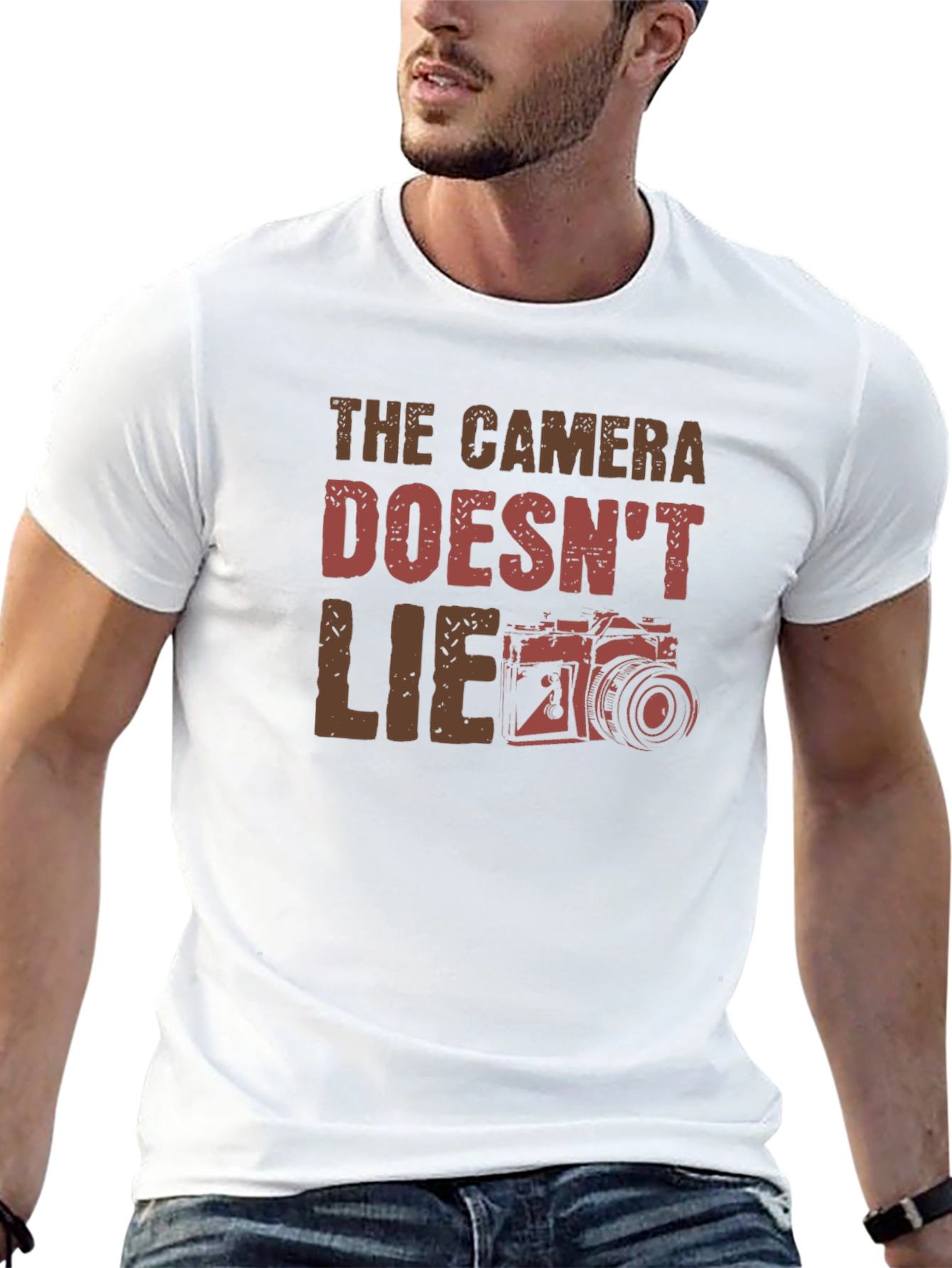 Camera Doesnt Lie Graphic T-Shirt