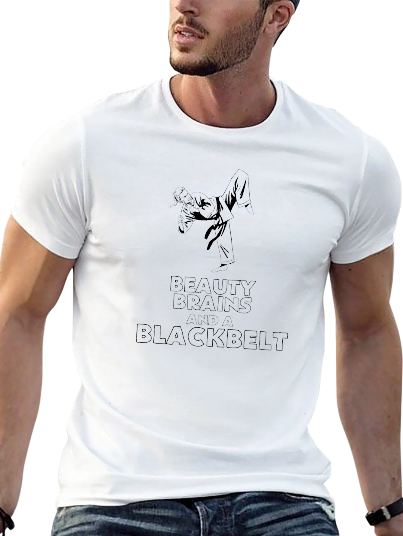 Beauty Brains & A Blackbelt T-Shirt