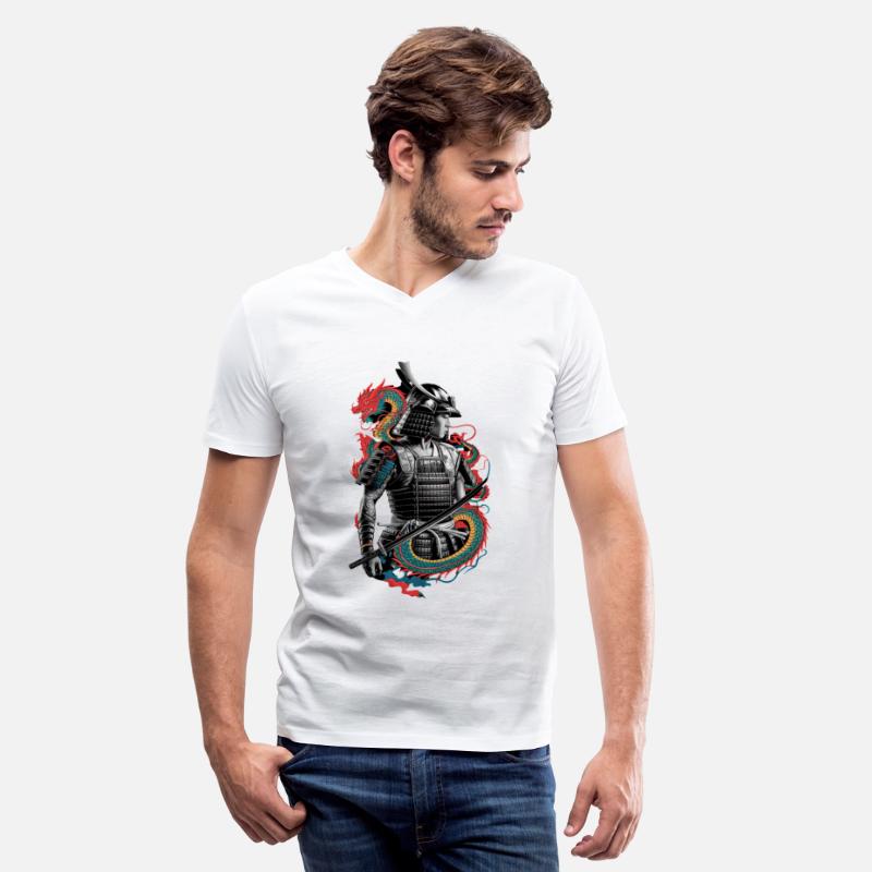 Samurai Spirit with Dragon Embrace Art