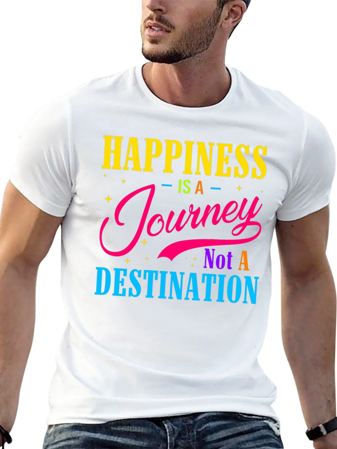Happiness Journey Graphic T-Shirt