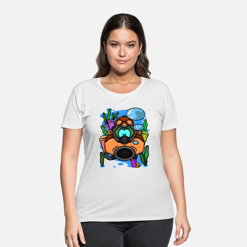 Scuba Diver Monkey Diving Goggles Scuba Diving