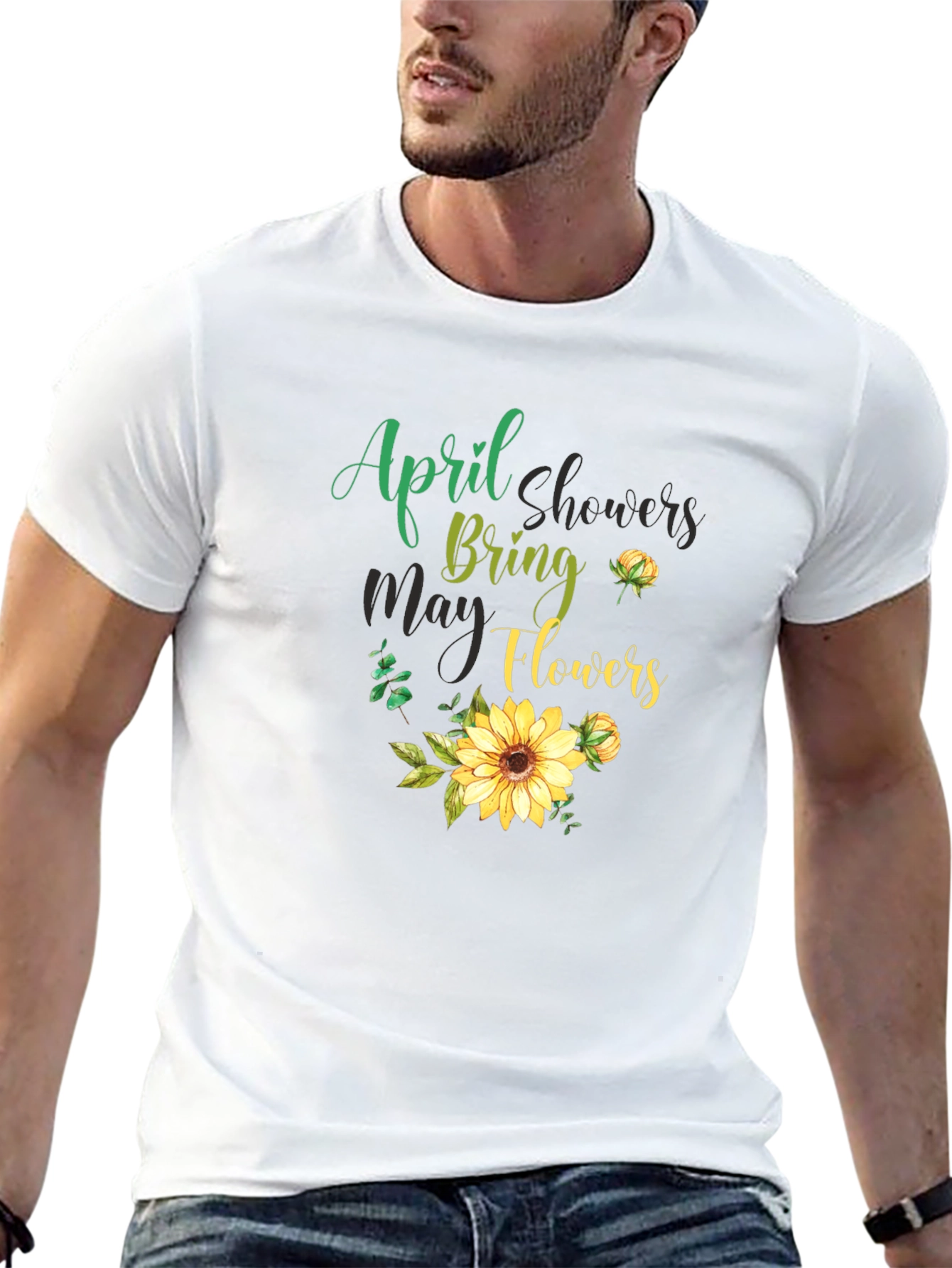 April Showers Bring May Flowers Graphic Tee