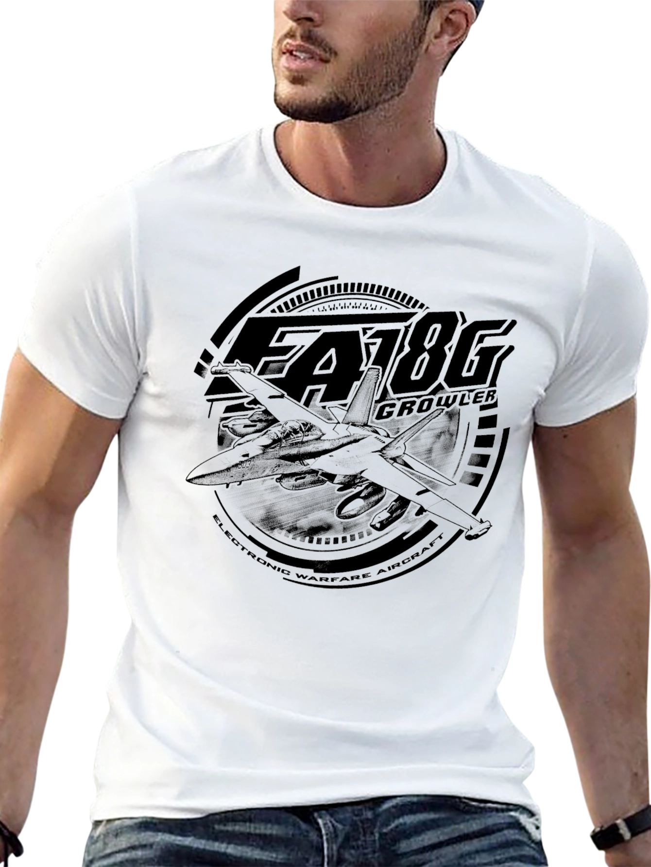 FA-18G Growler T-Shirt - Electronic Warfare Aircraft Tee