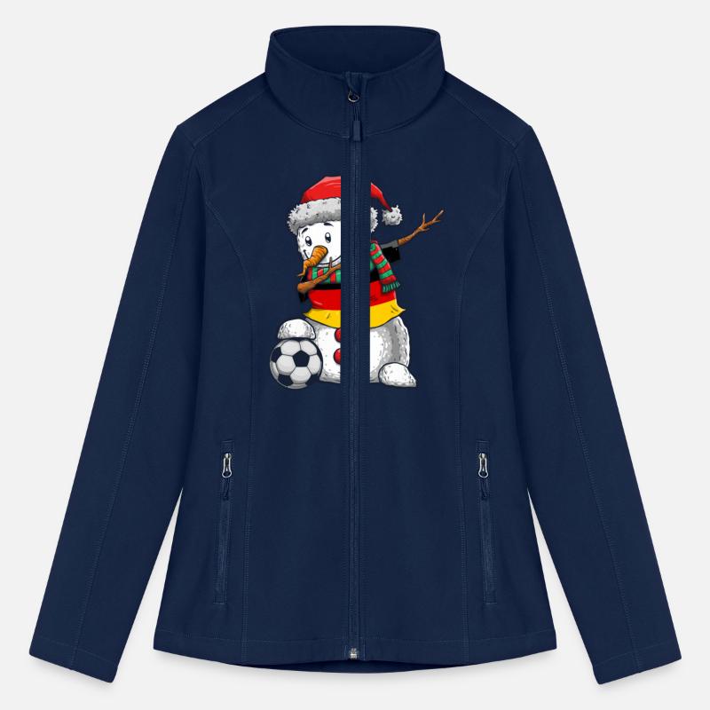 Soccer Boy Dabbing Snowman Christmas Jersey