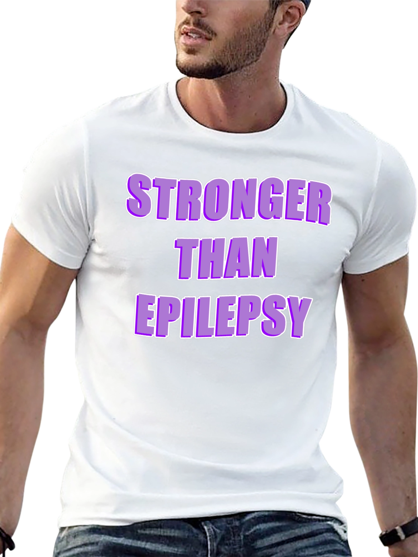 Stronger Than Epilepsy Awareness T-Shirt
