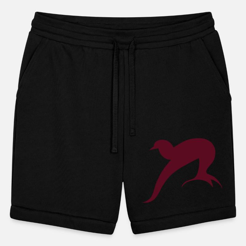 Strange Bird Like Creature Vector Single Color