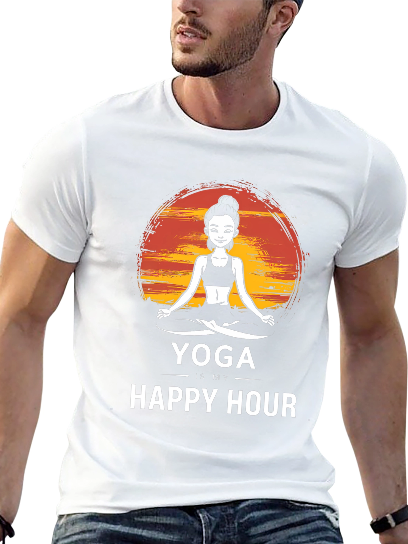 Yoga is My Happy Hour T-Shirt