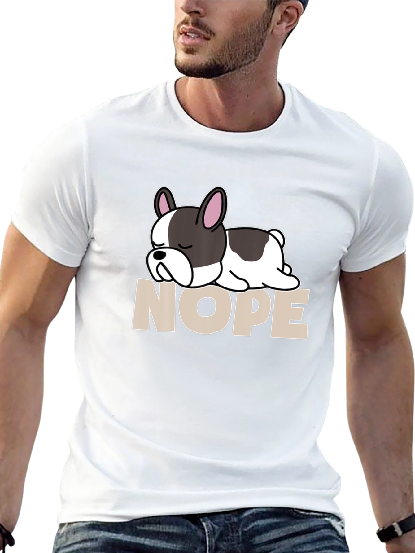 Nope French Bulldog T-Shirt