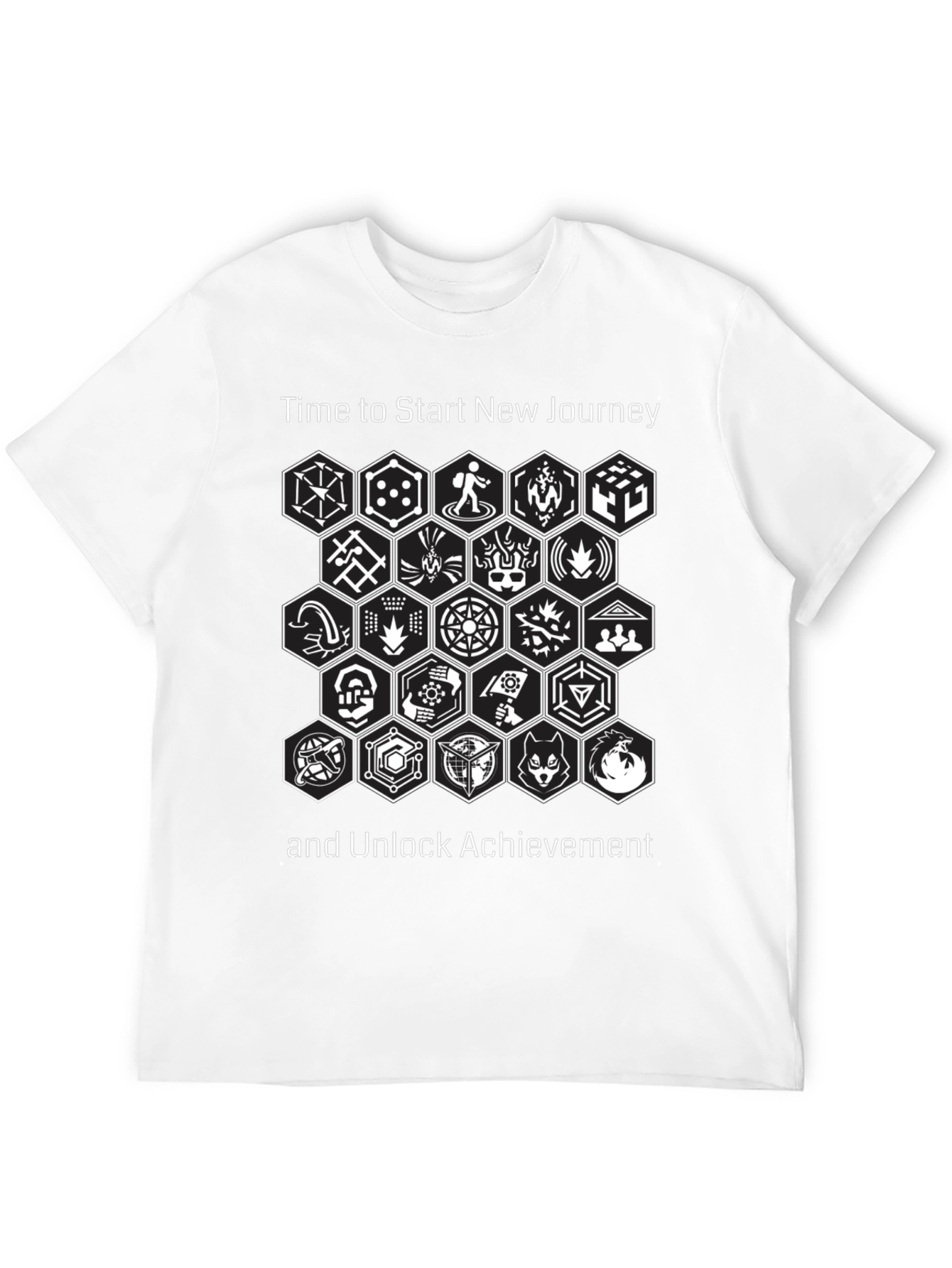 Start New Journey T-Shirt - Gamer Achievement Design