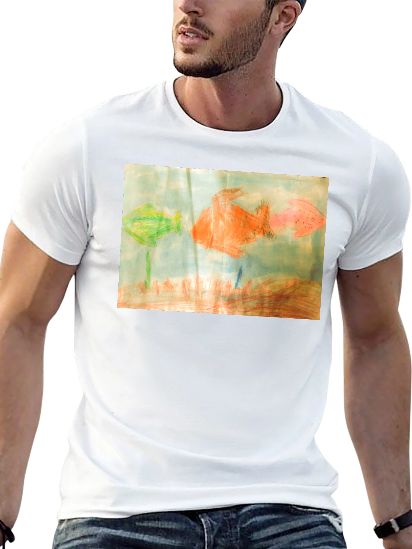 Whimsical Undersea Print Tee