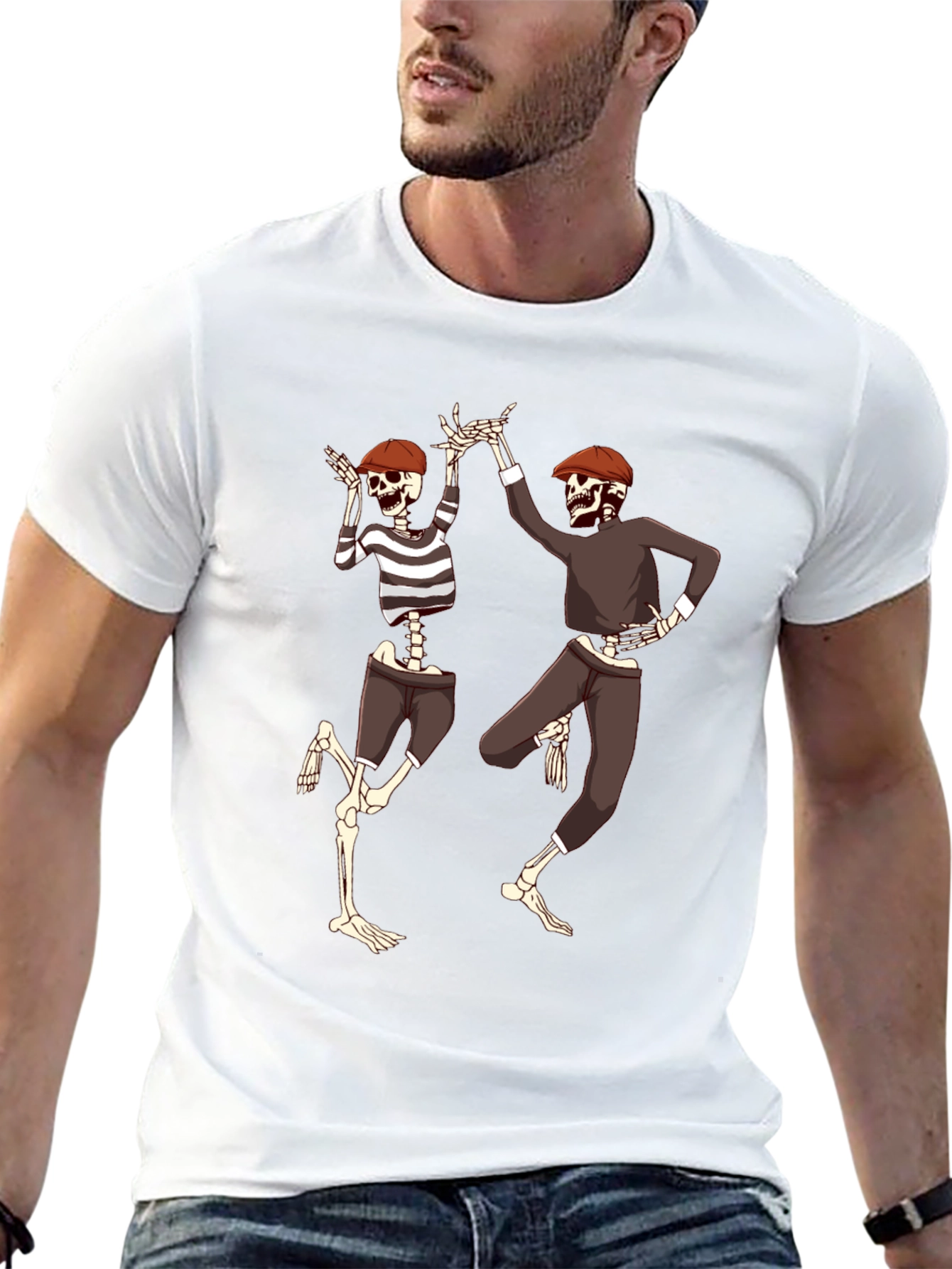 Dancing Skeletons Graphic Tee