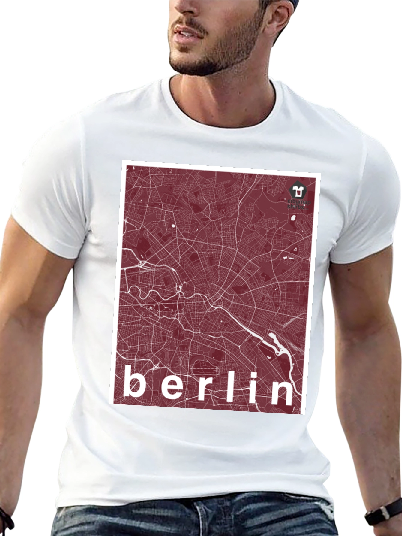 Berlin Map Graphic Tee - Stylish City Pride