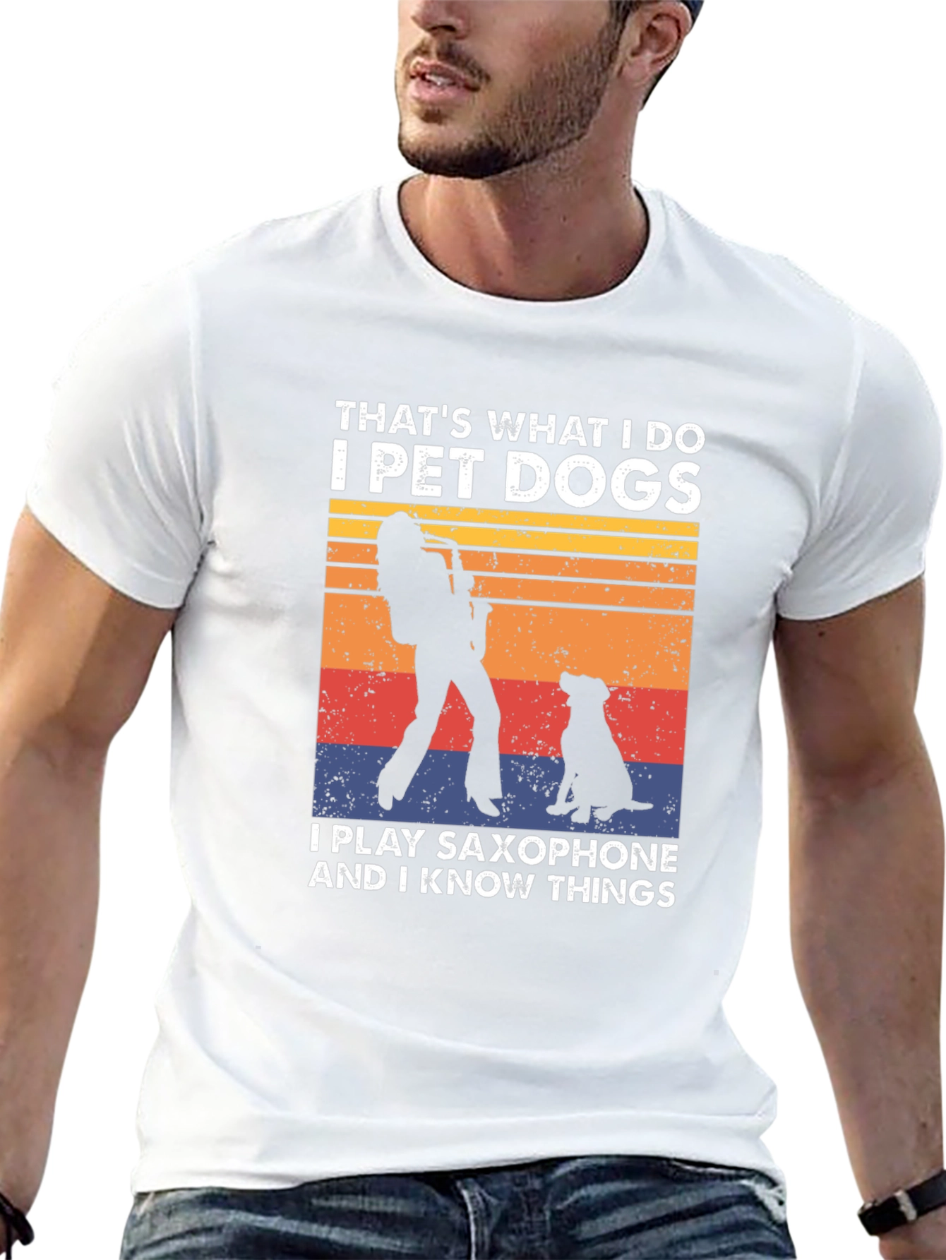 Pet Dogs & Saxophone T-Shirt: I Know Things