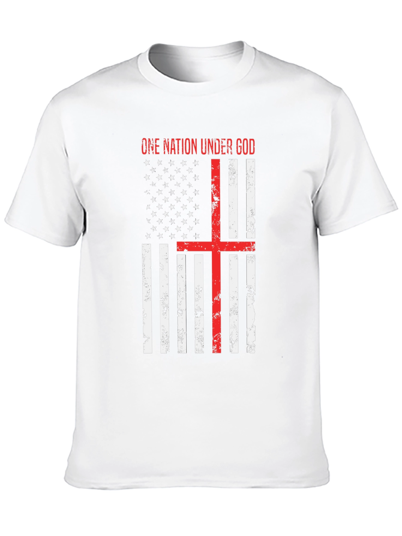 One Nation Under God T-Shirt - Patriotic Graphic Tee