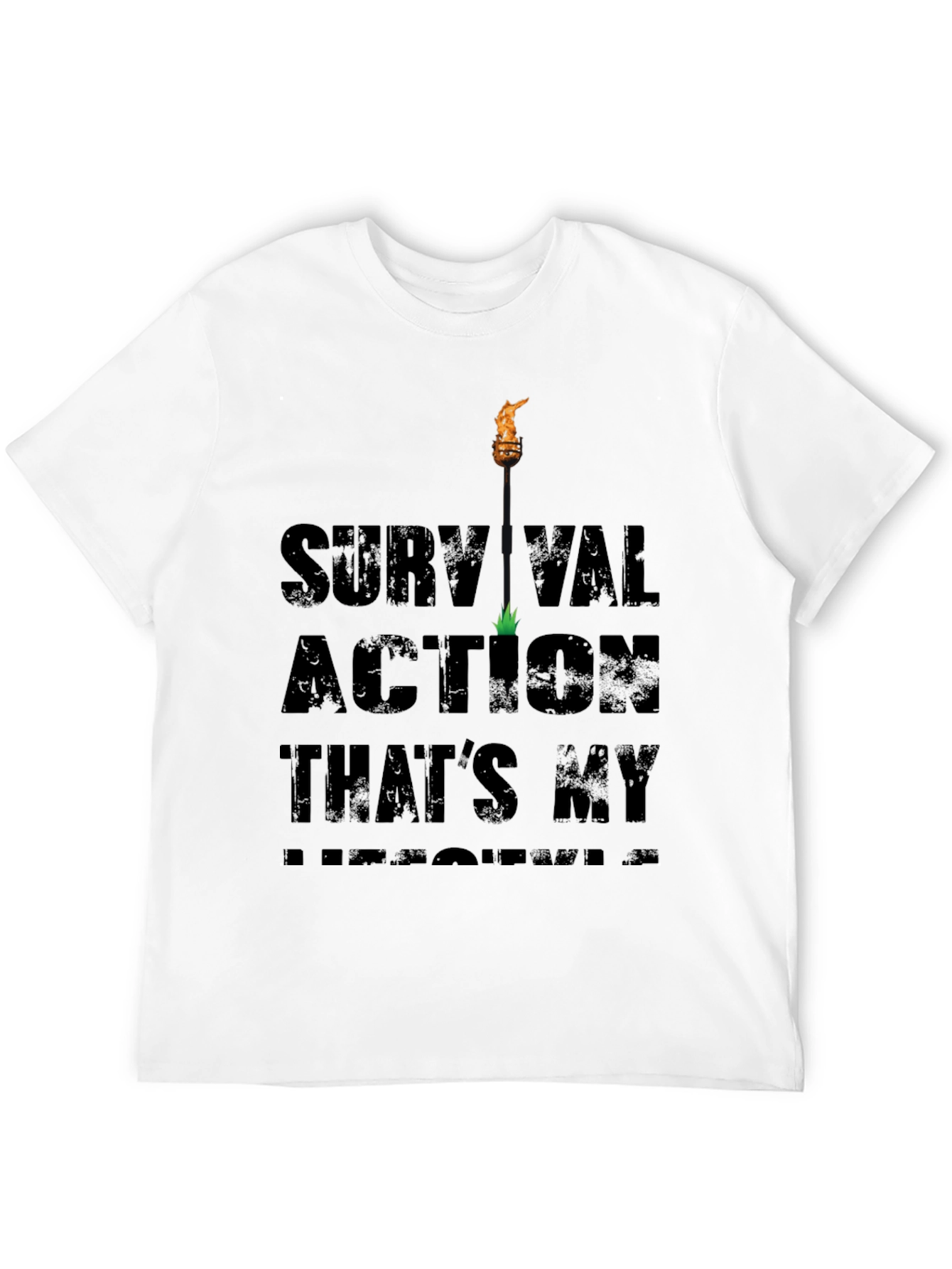 Survival Action Lifestyle Graphic T-Shirt
