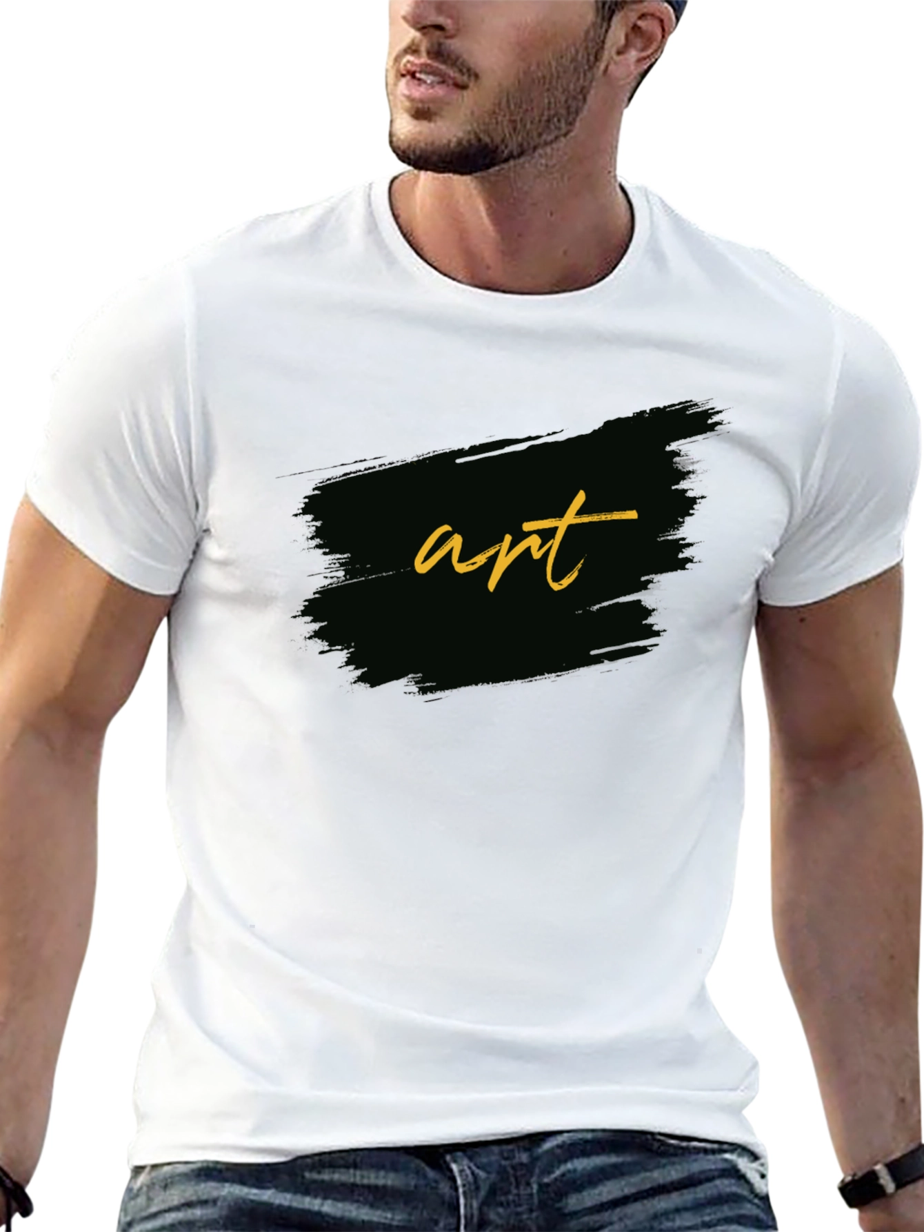 Art Graphic Black T-Shirt - Stylish Casual Wear