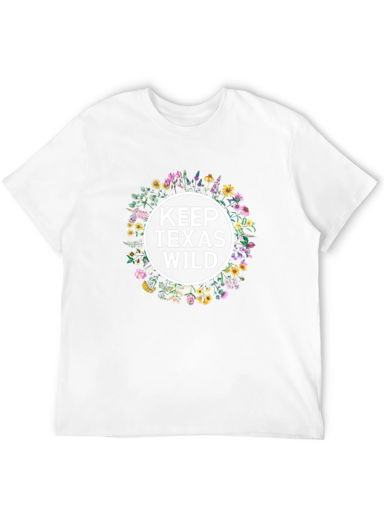 Keep Texas Wild Floral Graphic Tee