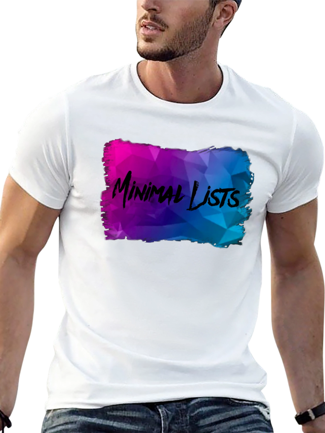 Minimal Lists Graphic T-Shirt - Unique Design
