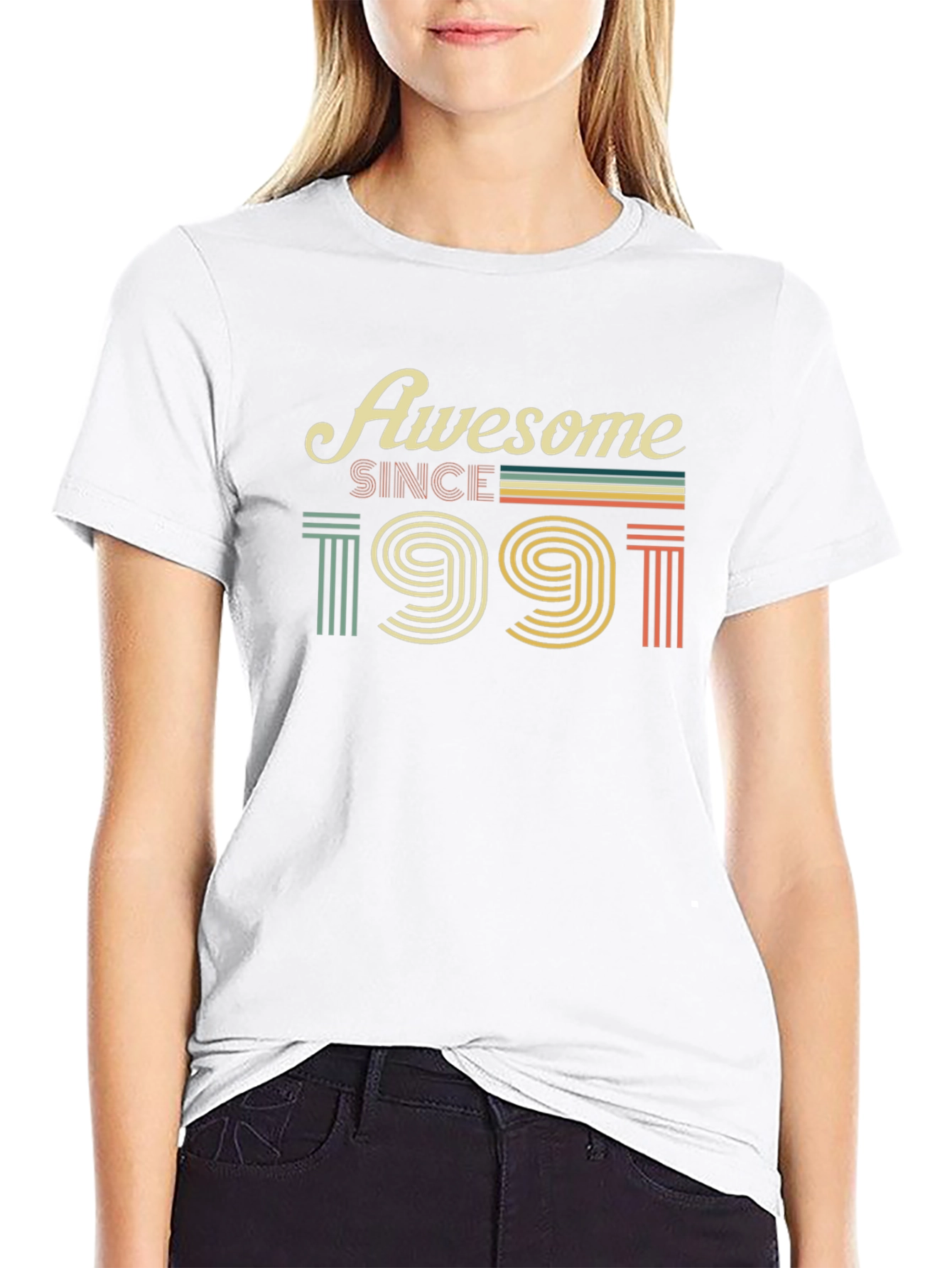 Awesome Since 1991 T-Shirt - Birthday Gift