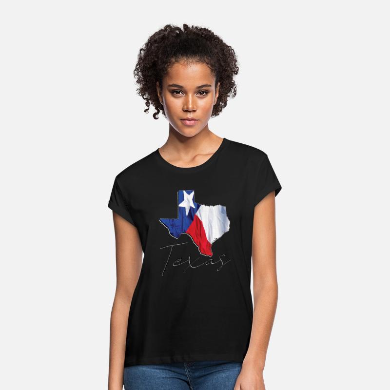 Texas (State) Flag in Texas (State) Map TX