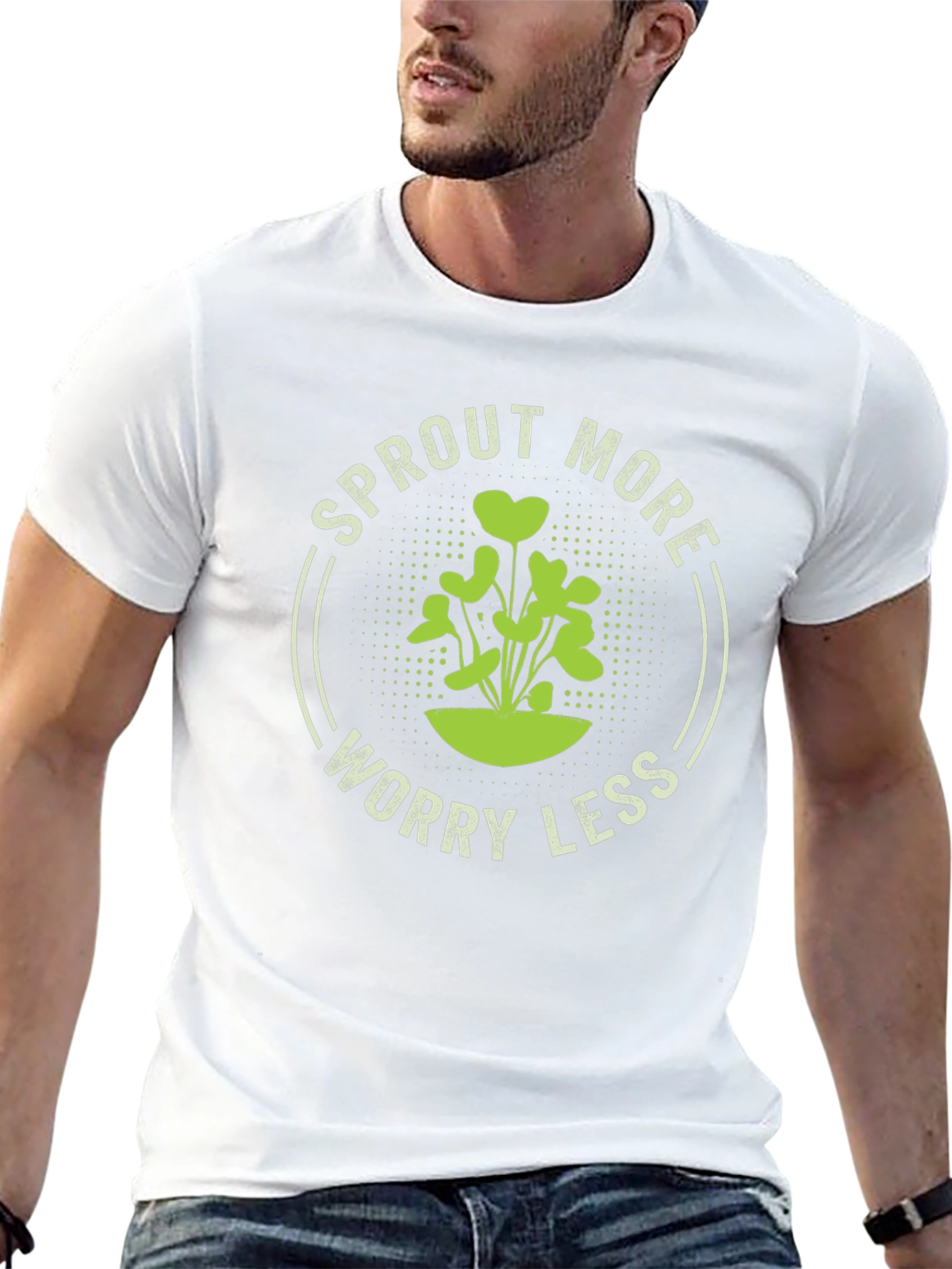 Sprout More Worry Less Graphic Tee