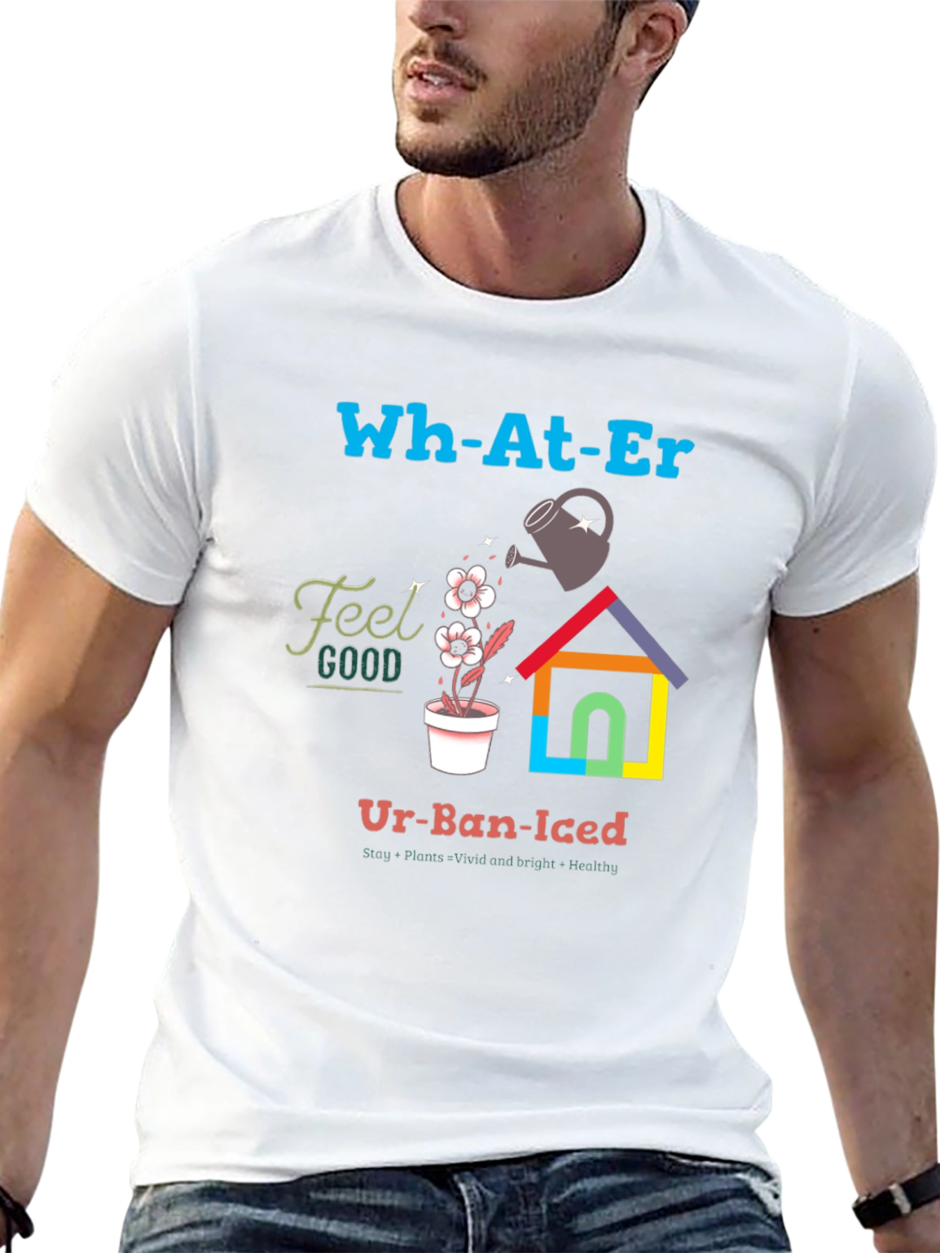 Urban Gardening T-Shirt - Stay Plants Vivid & Bright