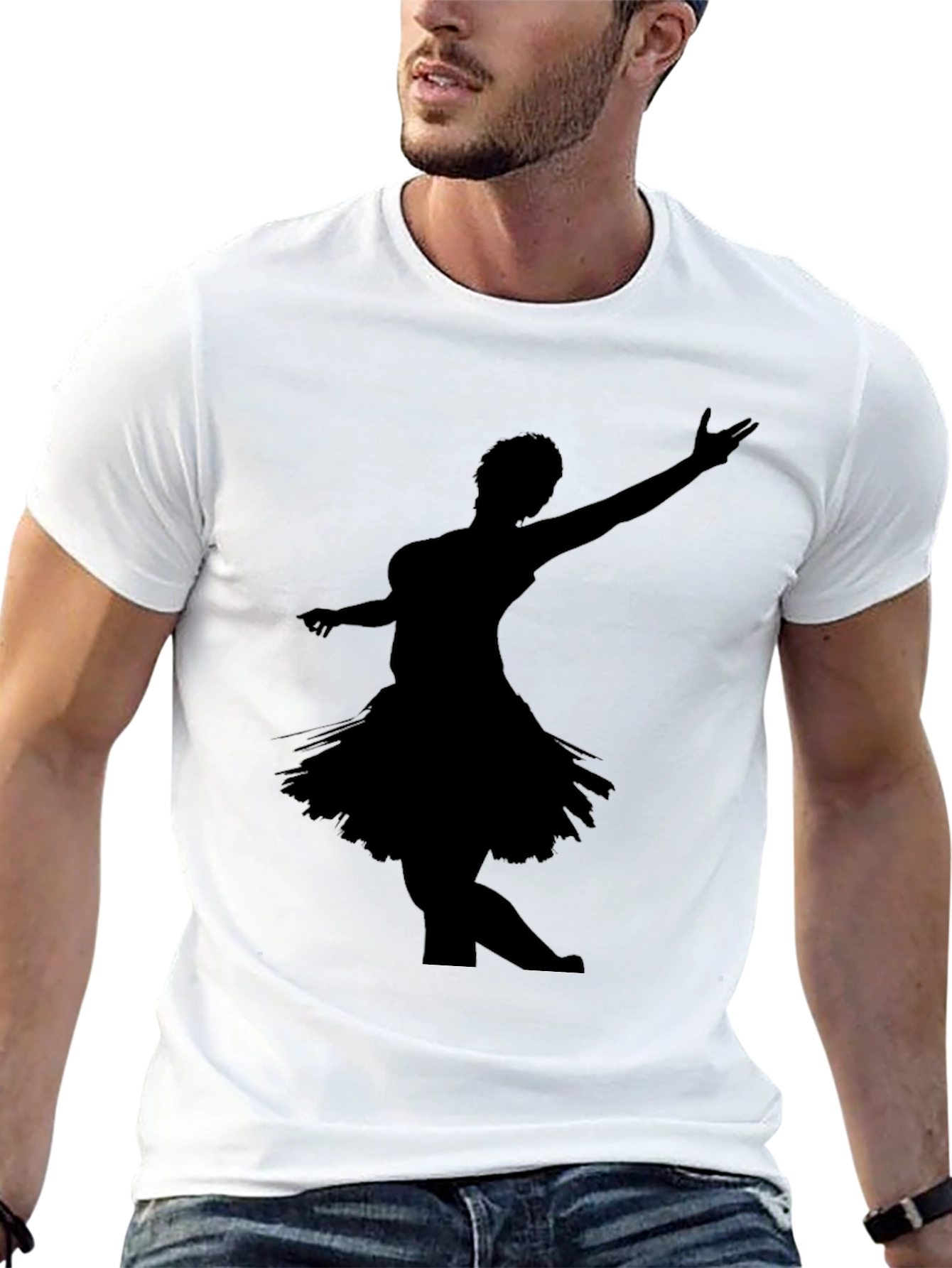 Dancing Silhouette Black T-Shirt